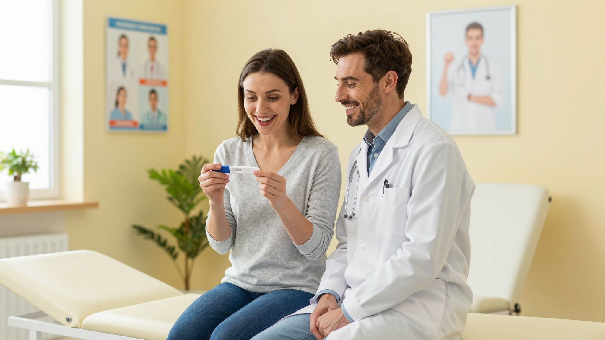 A HCG teszt pozitív eredménye szűzeknél is előfordulhat.