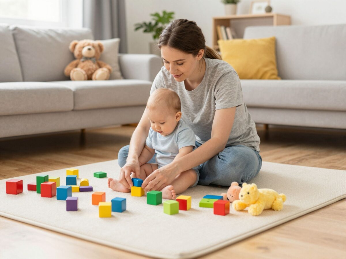 Hogyan játssz a babáddal? 4 kreatív és fejlesztő játék féléves és egyéves kor között