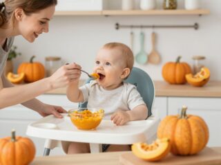 Hozzátáplálási útmutató: a sütőtökpüré bevezetése a baba étrendjébe lépésről lépésre