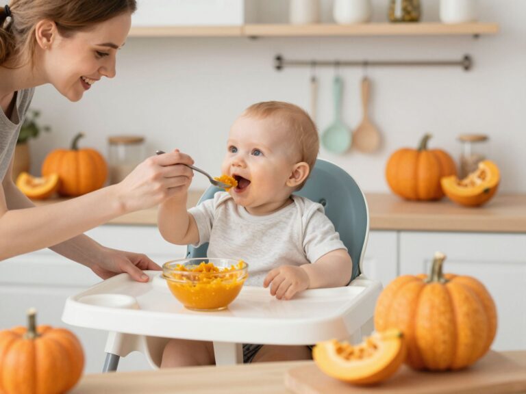 Hozzátáplálási útmutató: a sütőtökpüré bevezetése a baba étrendjébe lépésről lépésre