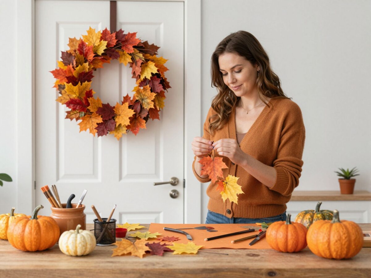 Készíts hangulatos őszi ajtókopogtatót: csináld magad ötletek, amikhez minden megvan otthon