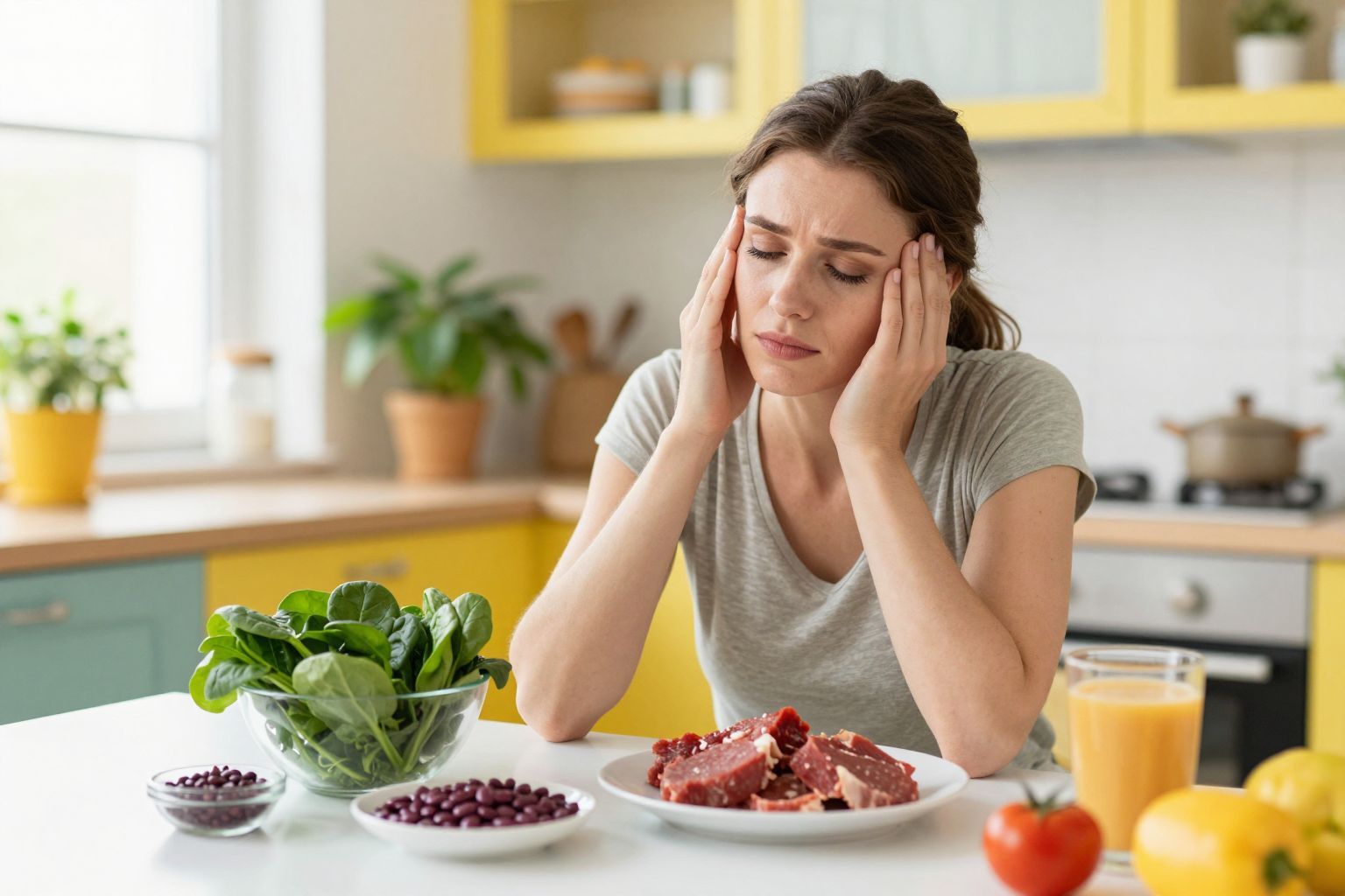 A terhes nők különösen veszélyeztetettek vashiányos vérszegénységben.