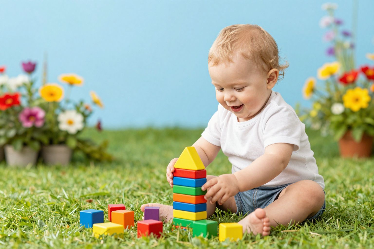 A kisgyerekeknél a kognitív fejlődés a kapcsolatok megértésével kezdődik.