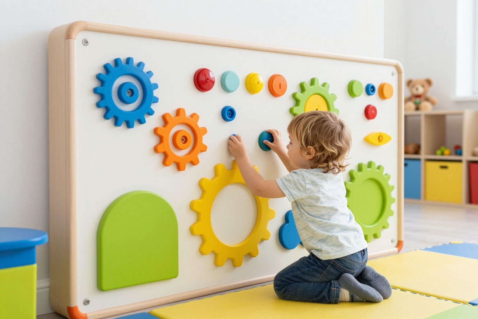 A matatófal fejleszti a gyermekek kognitív ok-okozati készségeit.