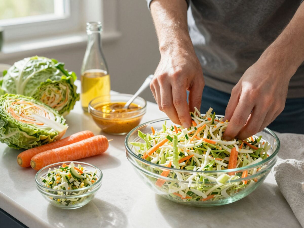 Krémes és ropogós: Így készül az eredeti amerikai káposztasaláta otthon