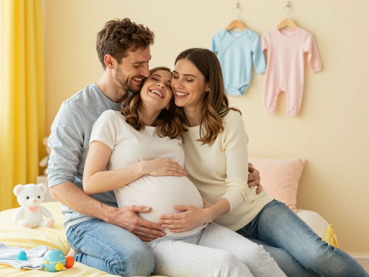 Már ikreket várt, amikor újra megfogant: a hihetetlen történet a dupla terhességről