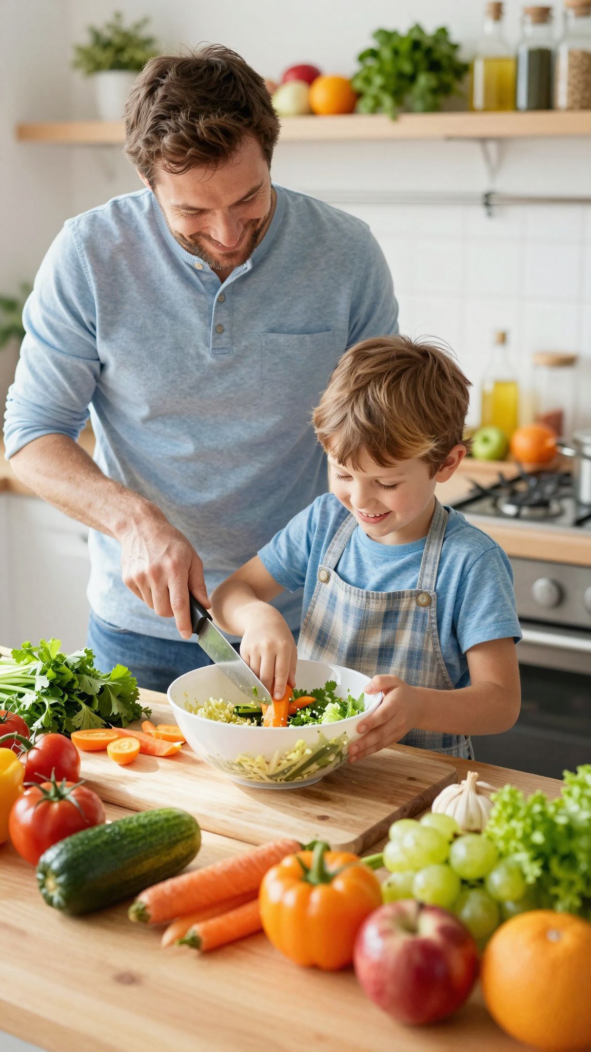 A főzés erősíti a gyerekek kreativitását és önállóságát.