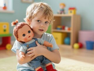 Miért ragaszkodik a gyerek egy rémisztő babához? Az átmeneti tárgyak pszichológiája