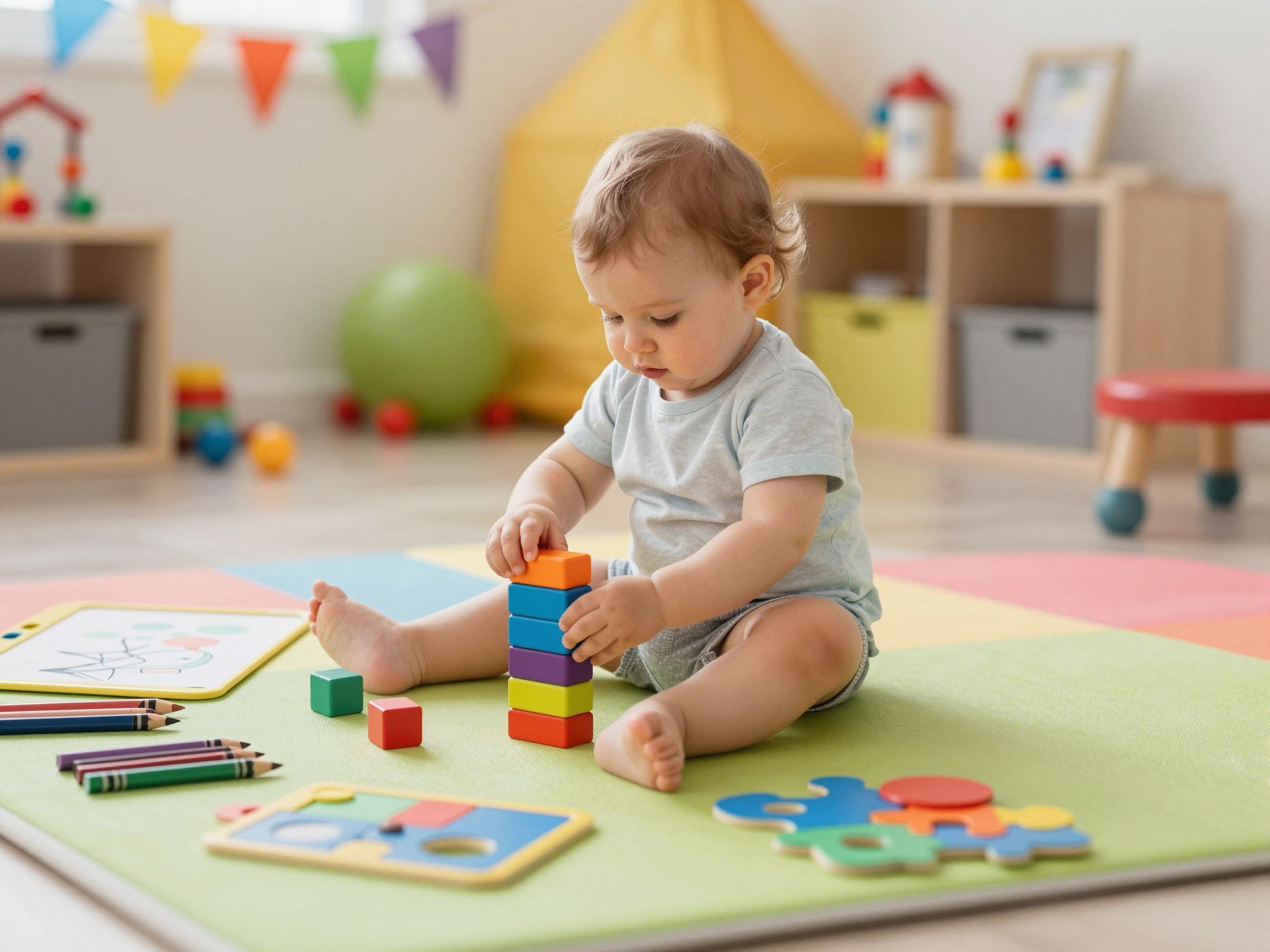 A finommotorika fejlődése kulcsfontosságú a kreatív játékhoz.