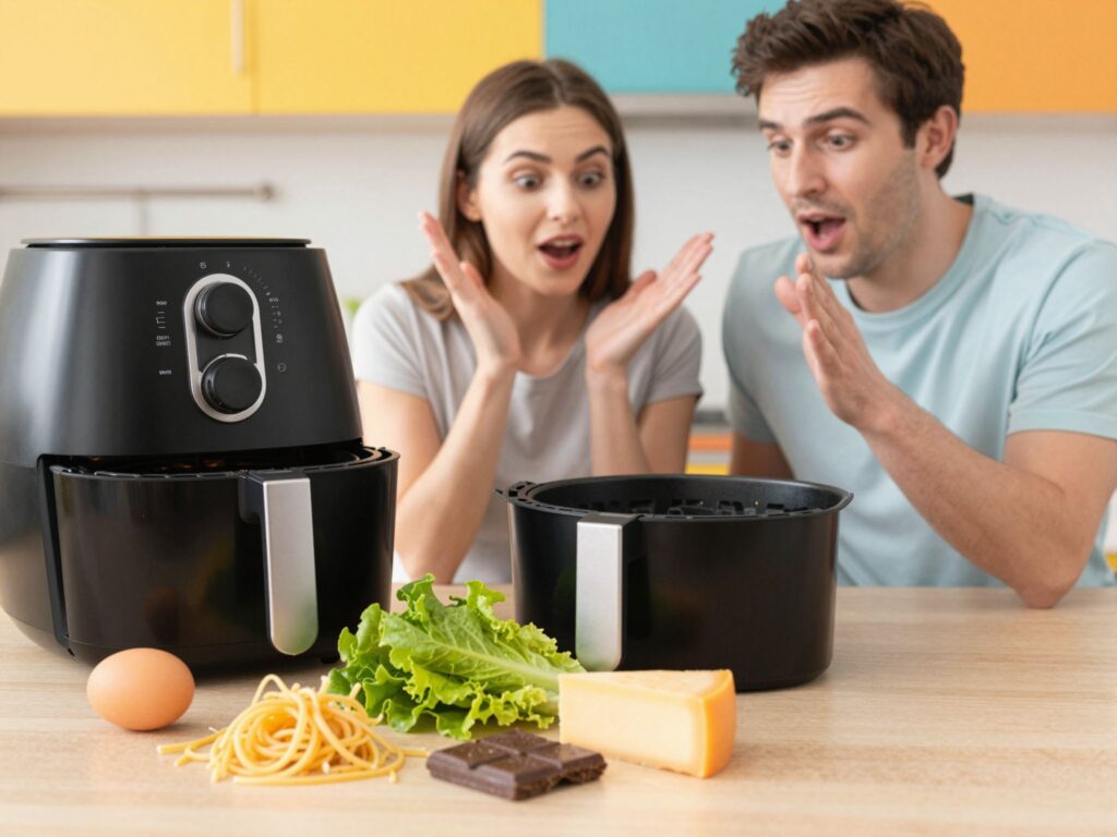Ne próbáld ki otthon: 5 alapanyag, ami nem való az air fryerbe