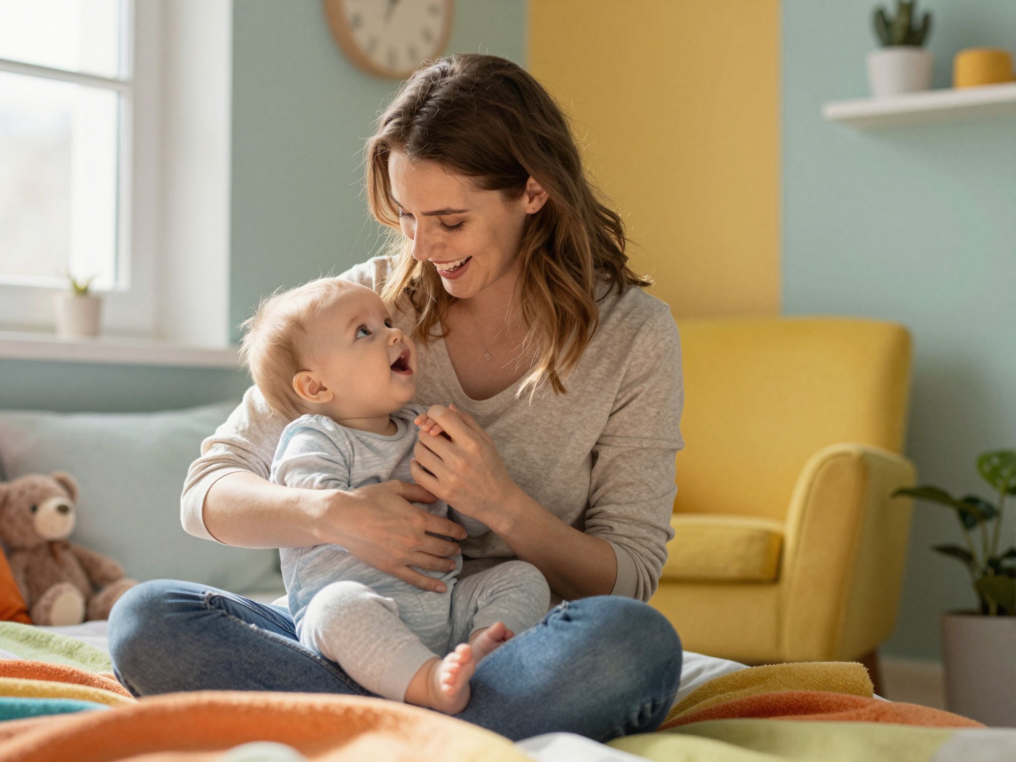 A zene serkenti a baba agyának fejlődését és érzéseit.
