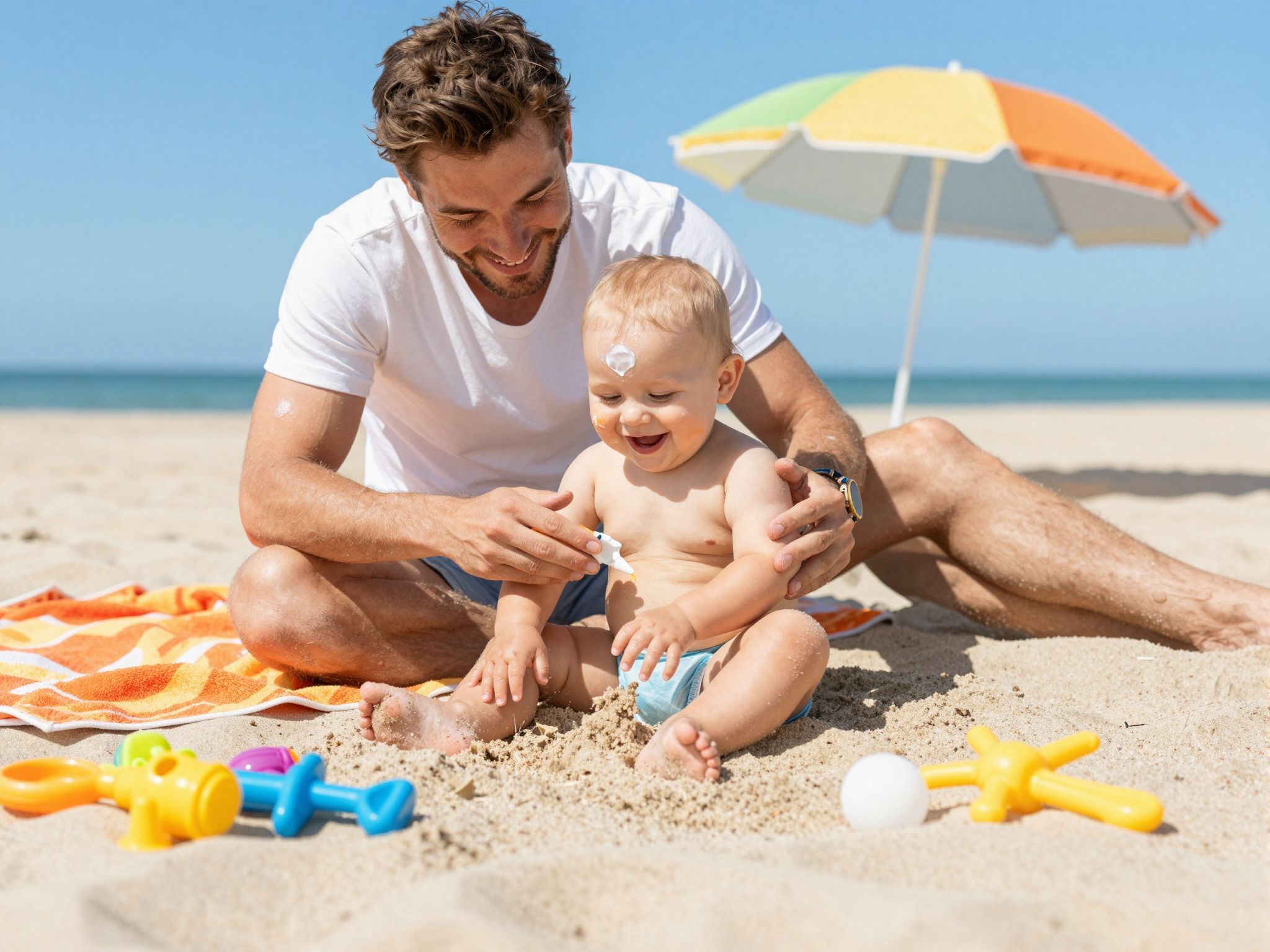 Mindig válassz SPF 50+ babanaptejet a hatékony védelemért!
