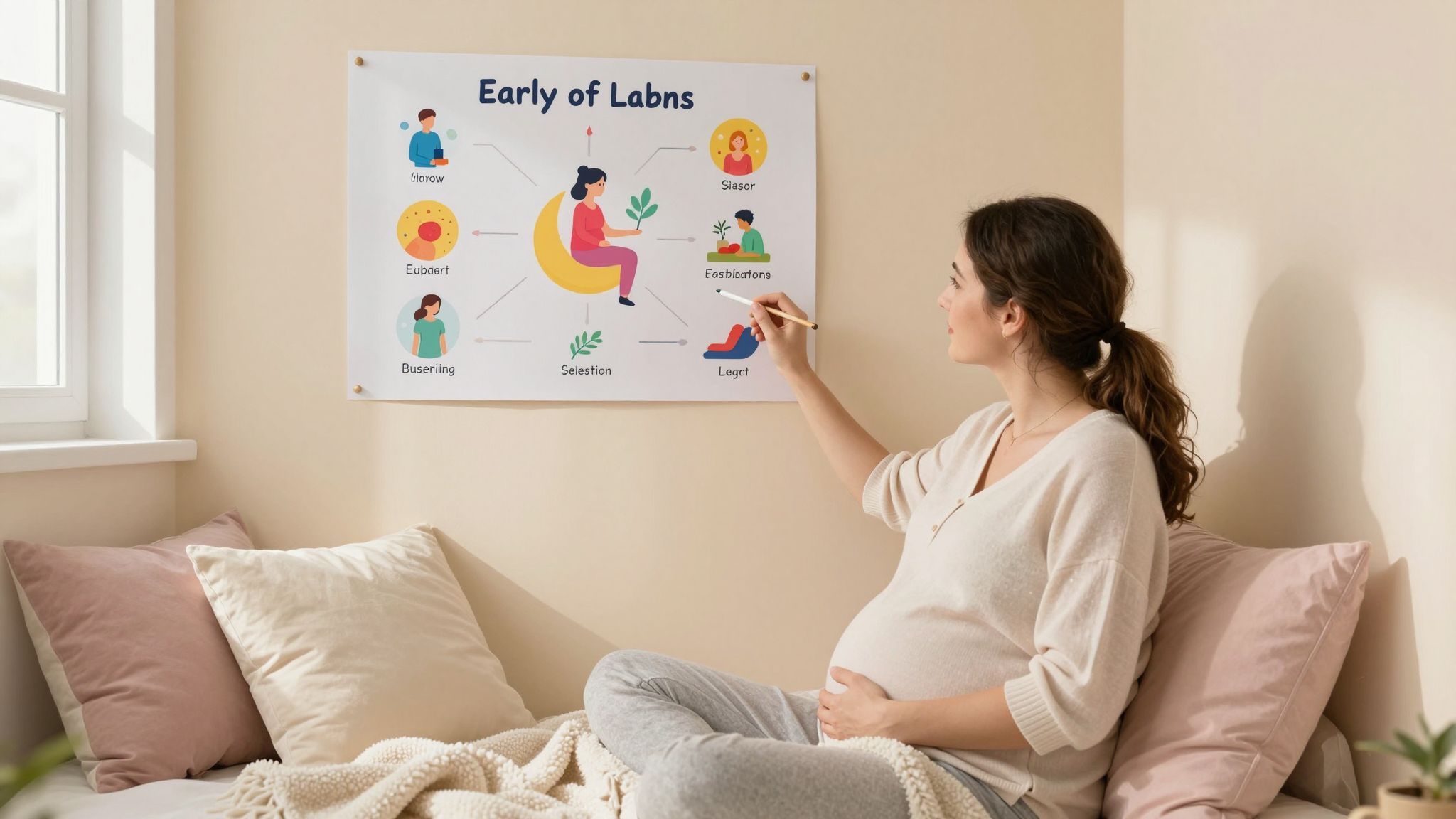 A szülés 10 korai jelének felismerése segíthet.