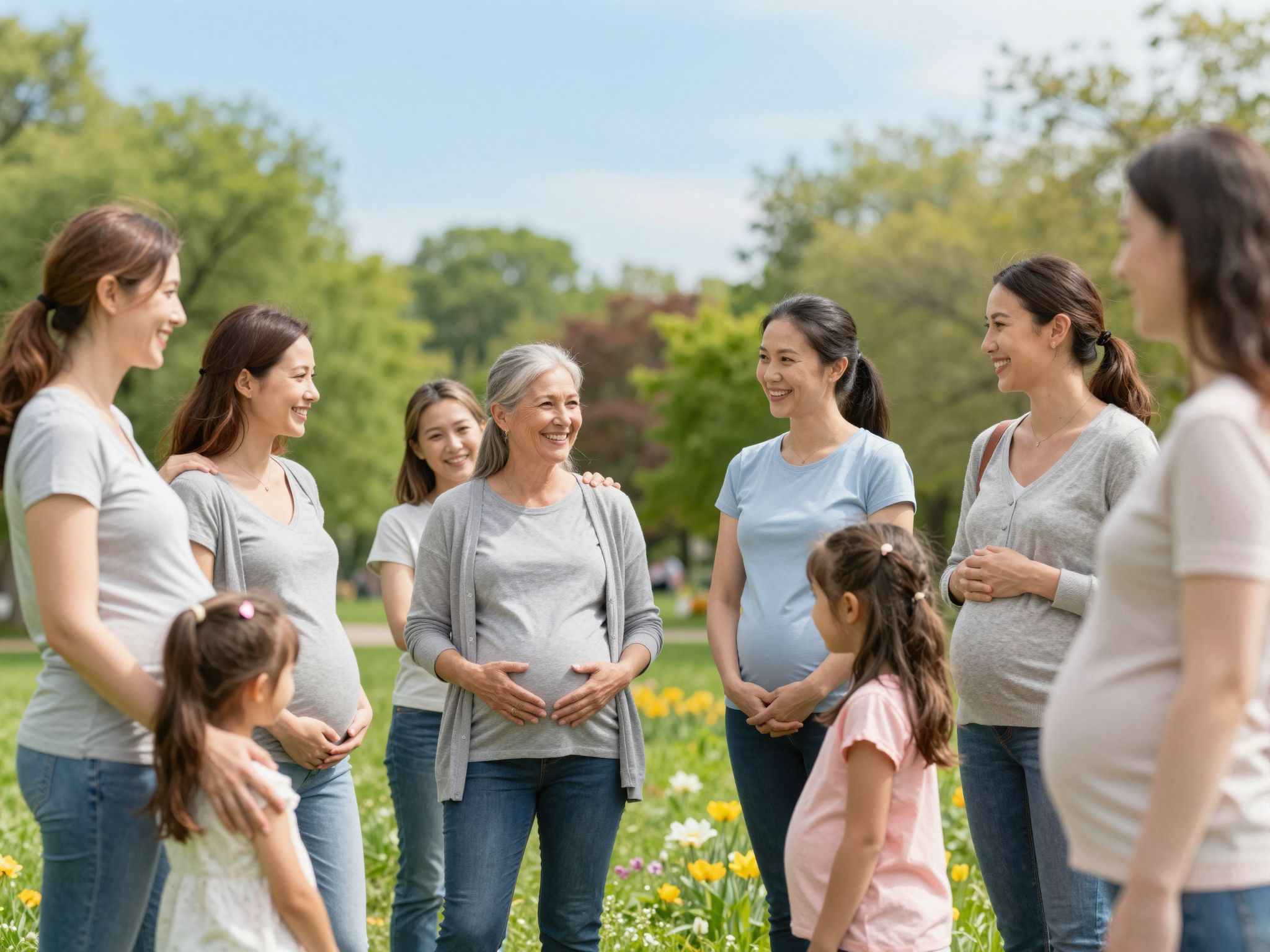 A támogató háló erősíti a kapcsolatokat várandósan.