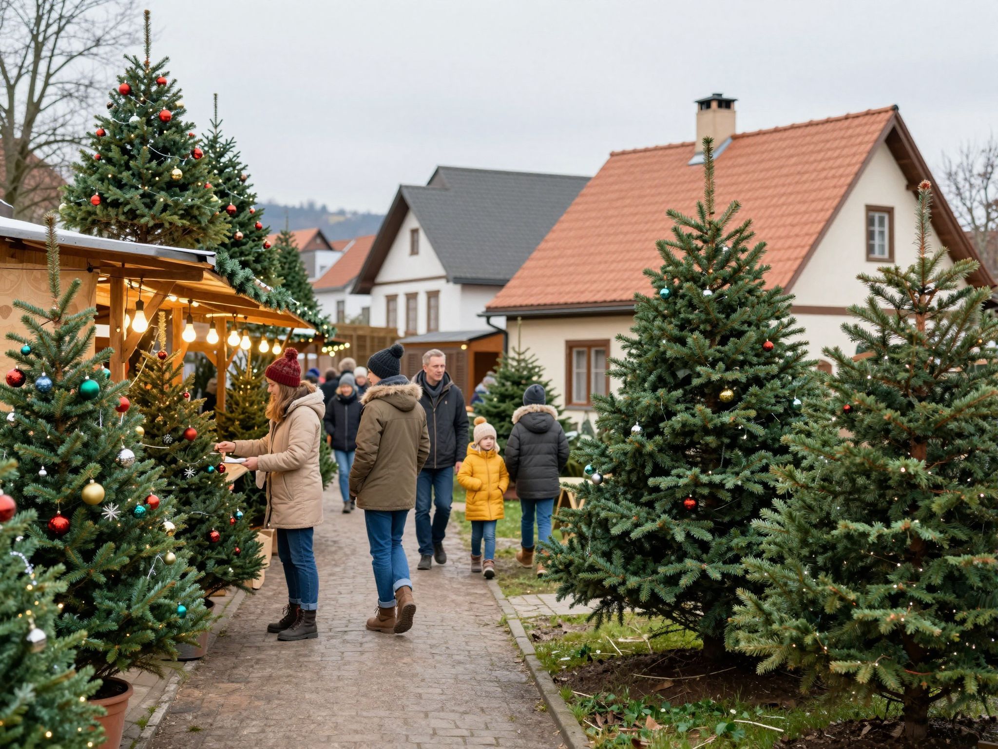 Budapesten a karácsonyfák ára gyakran magasabb, mint vidéken.
