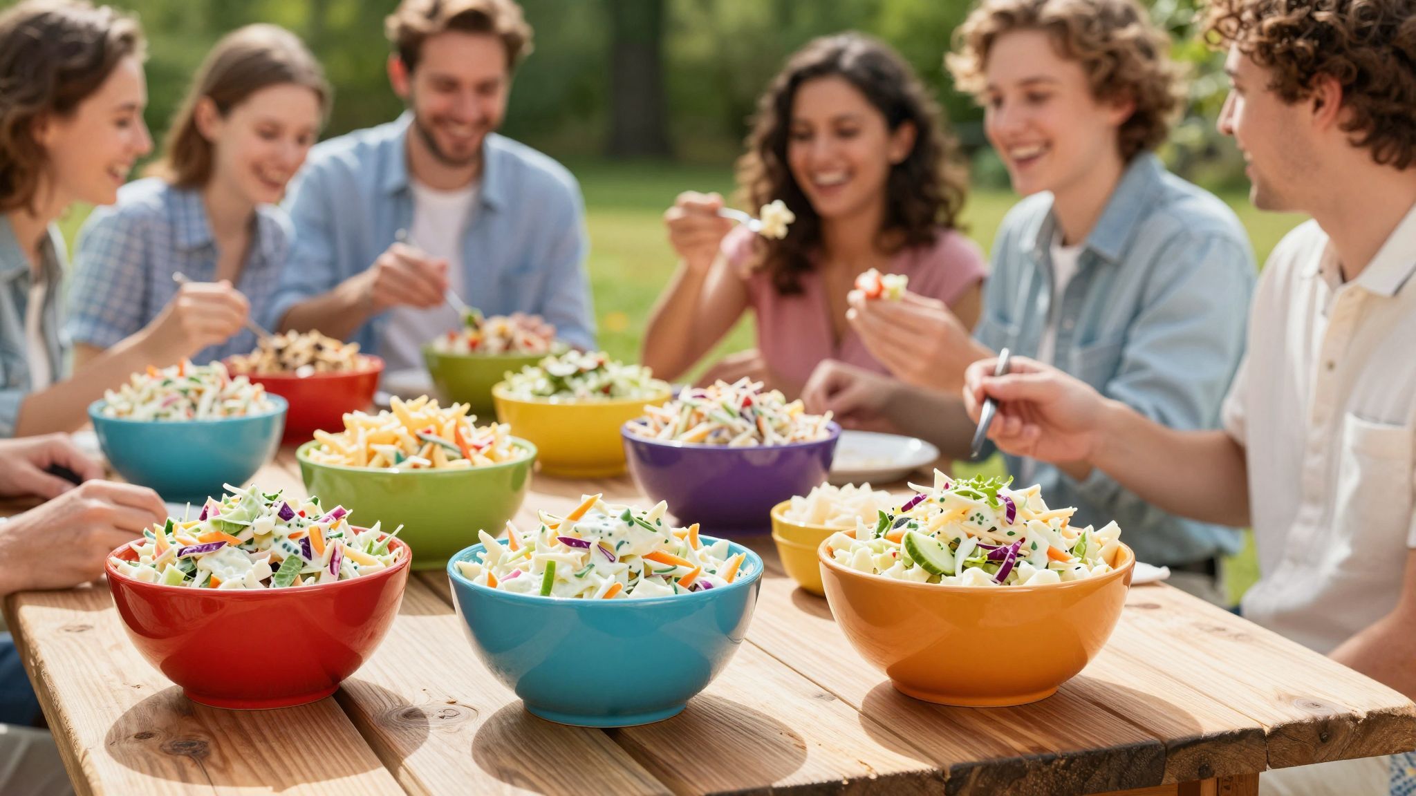 A déli stílusú káposztasaláta édes és krémes, míg Kentucky savanyú.