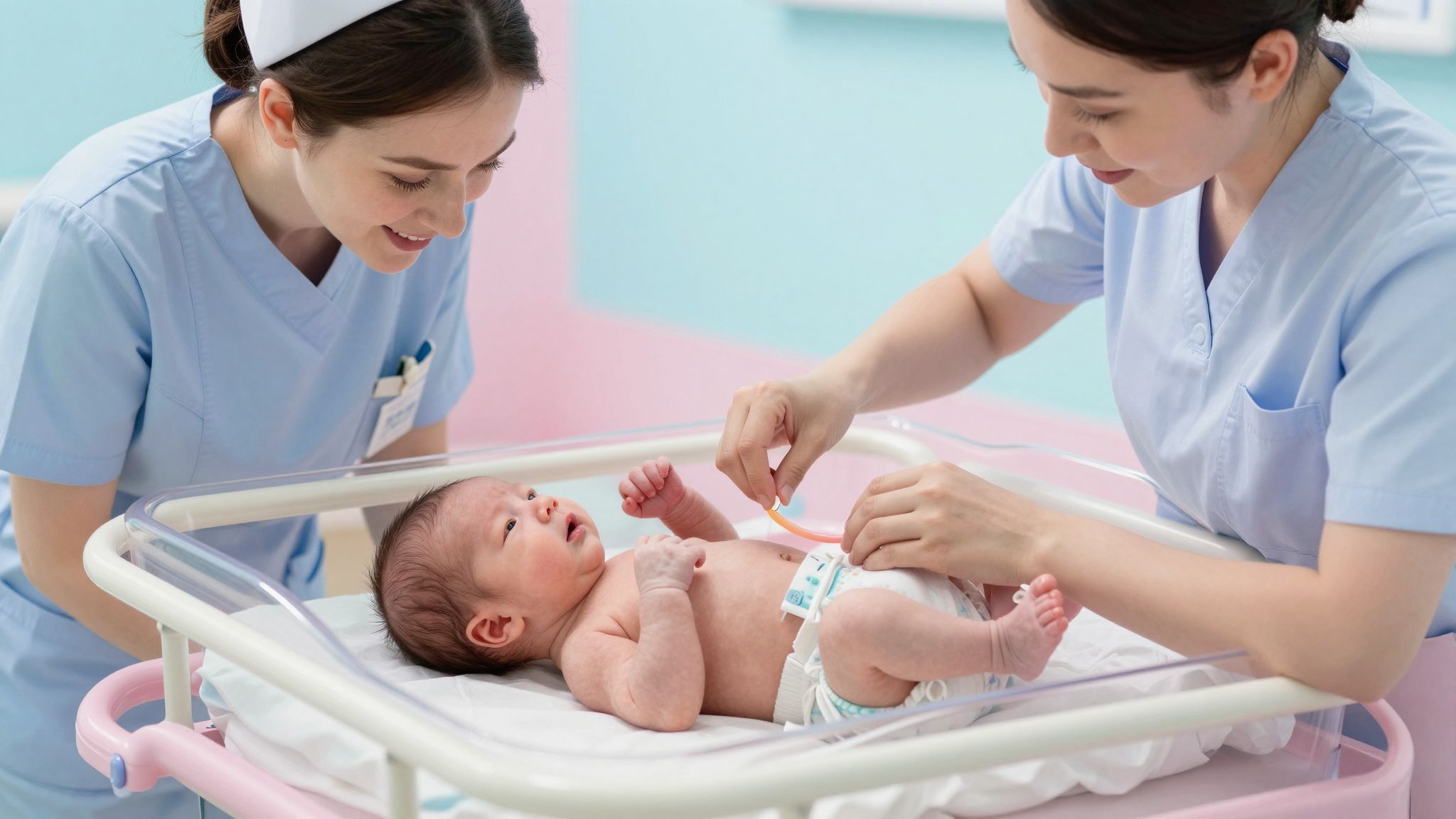 A koraszülött babák köldökcsonkjának különös figyelmet igényel.