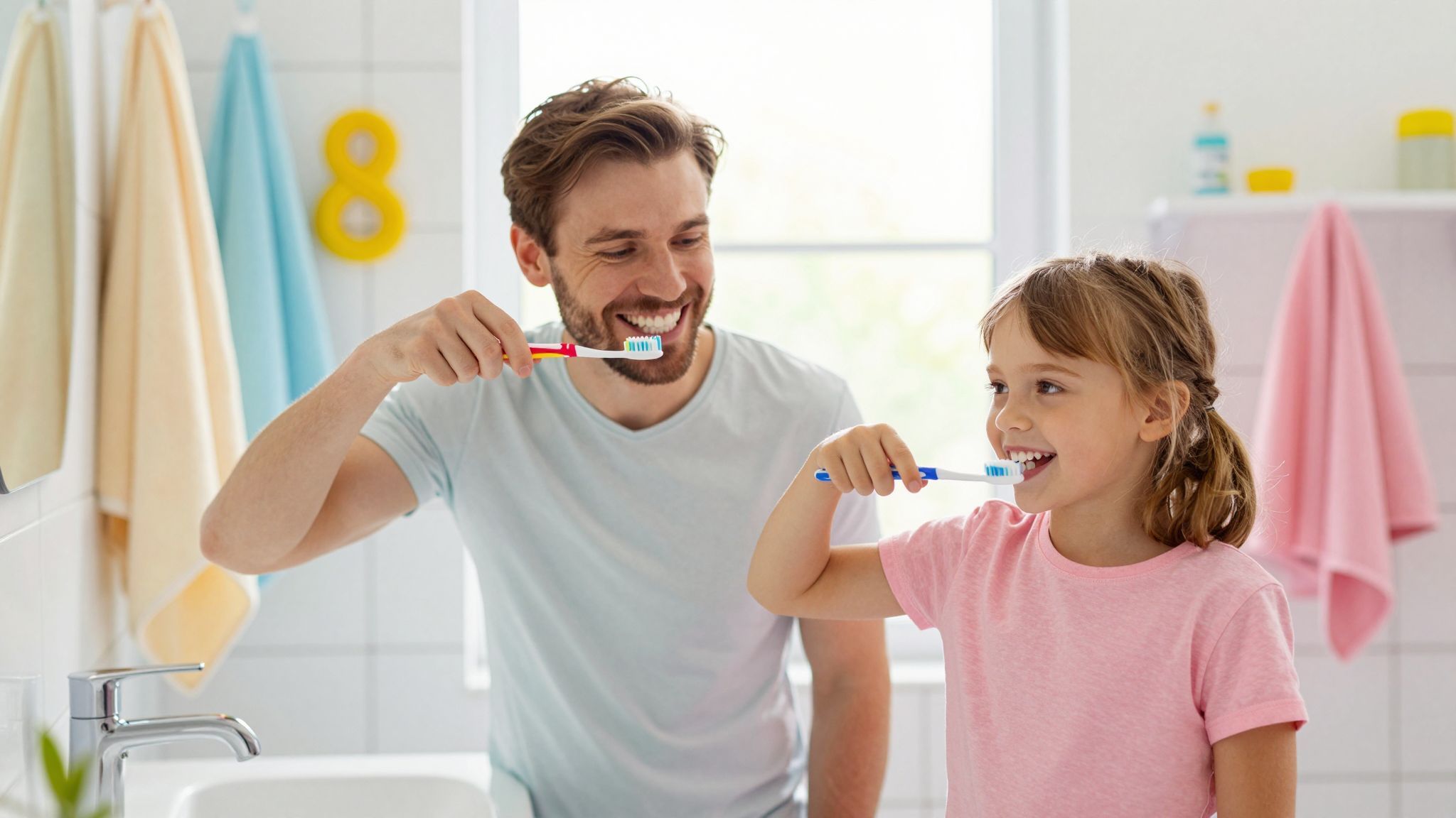 A megfelelő eszközök növelik a fogmosás élvezetét.