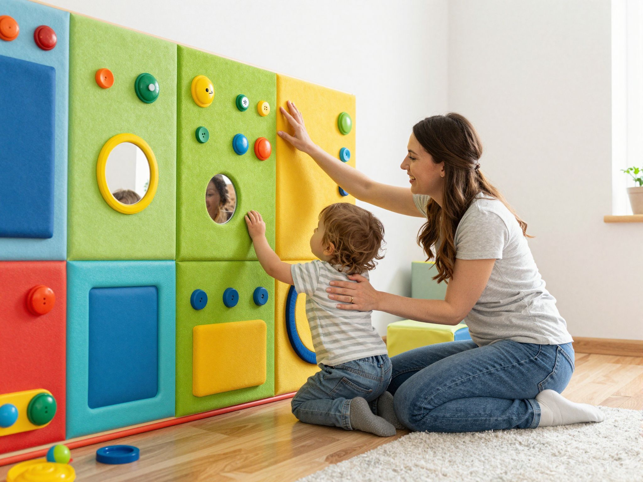 A matatófal tervezése fejleszti a gyermekek kreativitását.