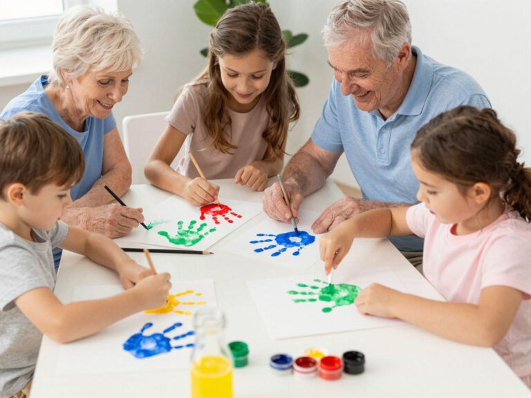 Ujjnyomda és tenyérlenyomat: így készítsetek egyedi ajándékot a nagyszülőknek