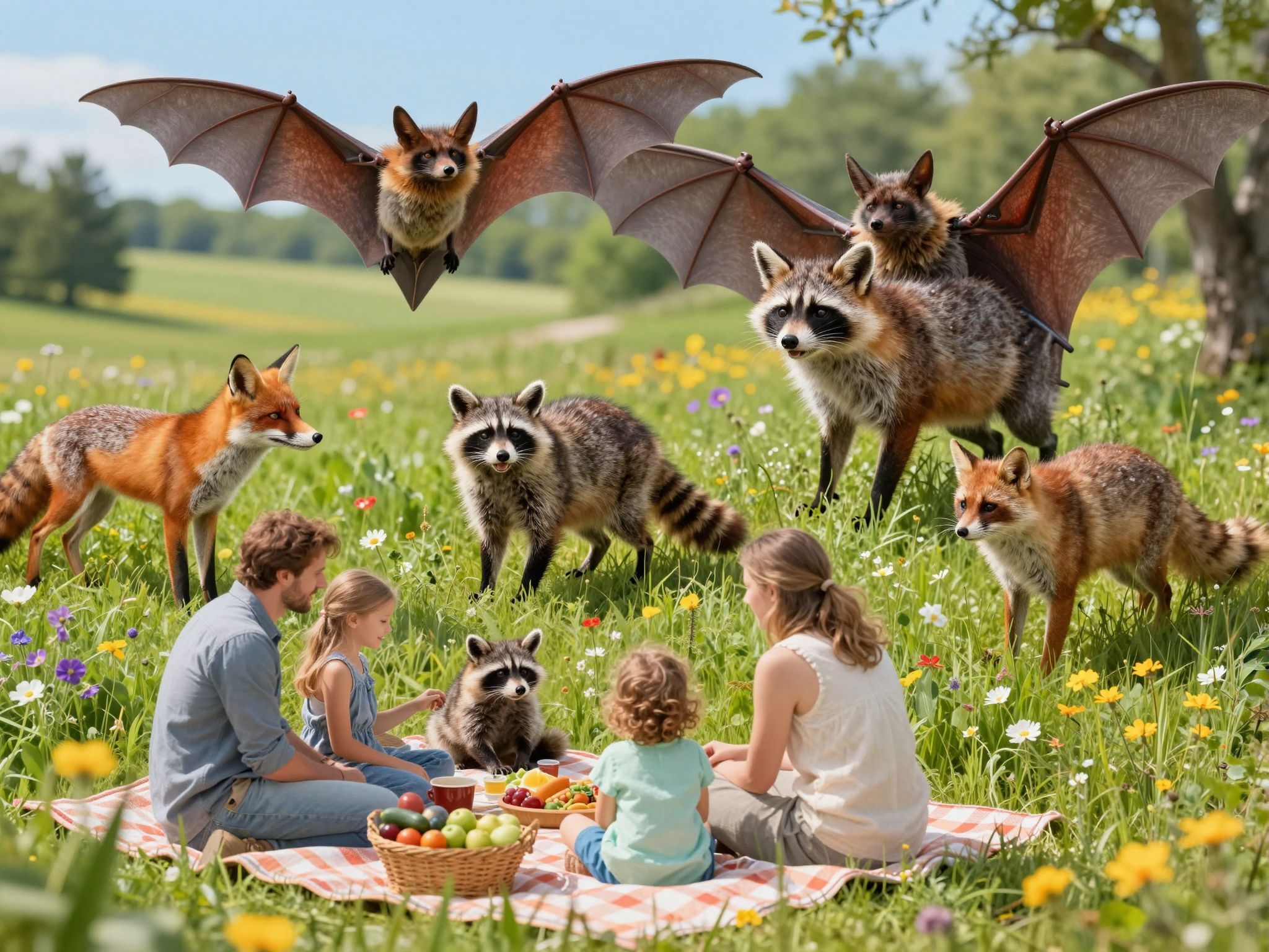 A veszettség fő hordozói a rókák és kutyák.