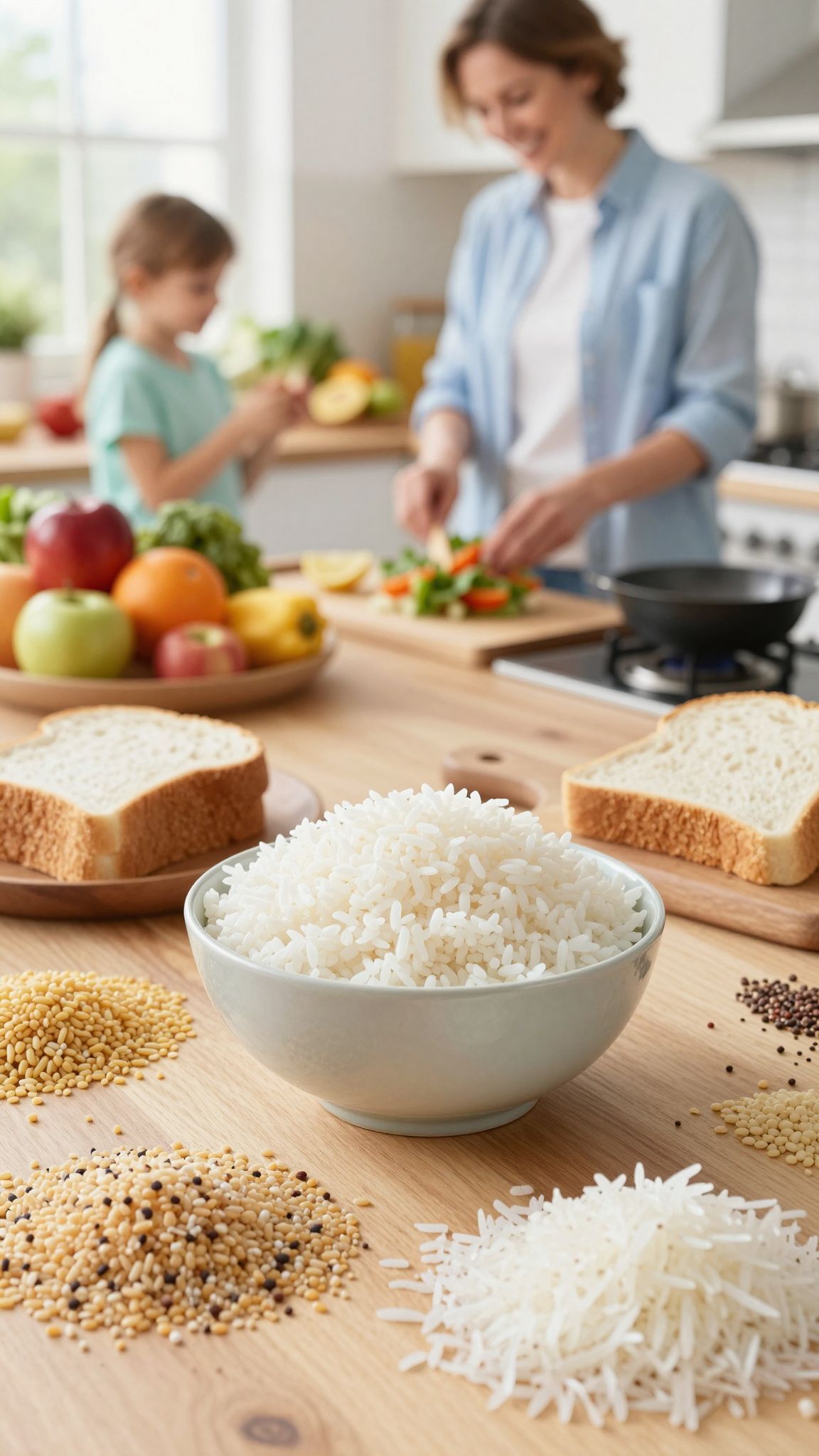 A finomított gabonák és fehér rizs székrekedést okozhatnak.