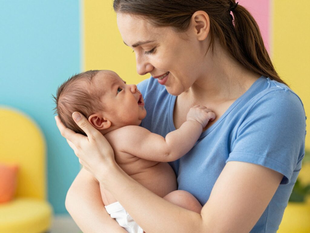 A bőr-bőr kontaktus varázsa: az ölelés hatása a baba fejlődésére