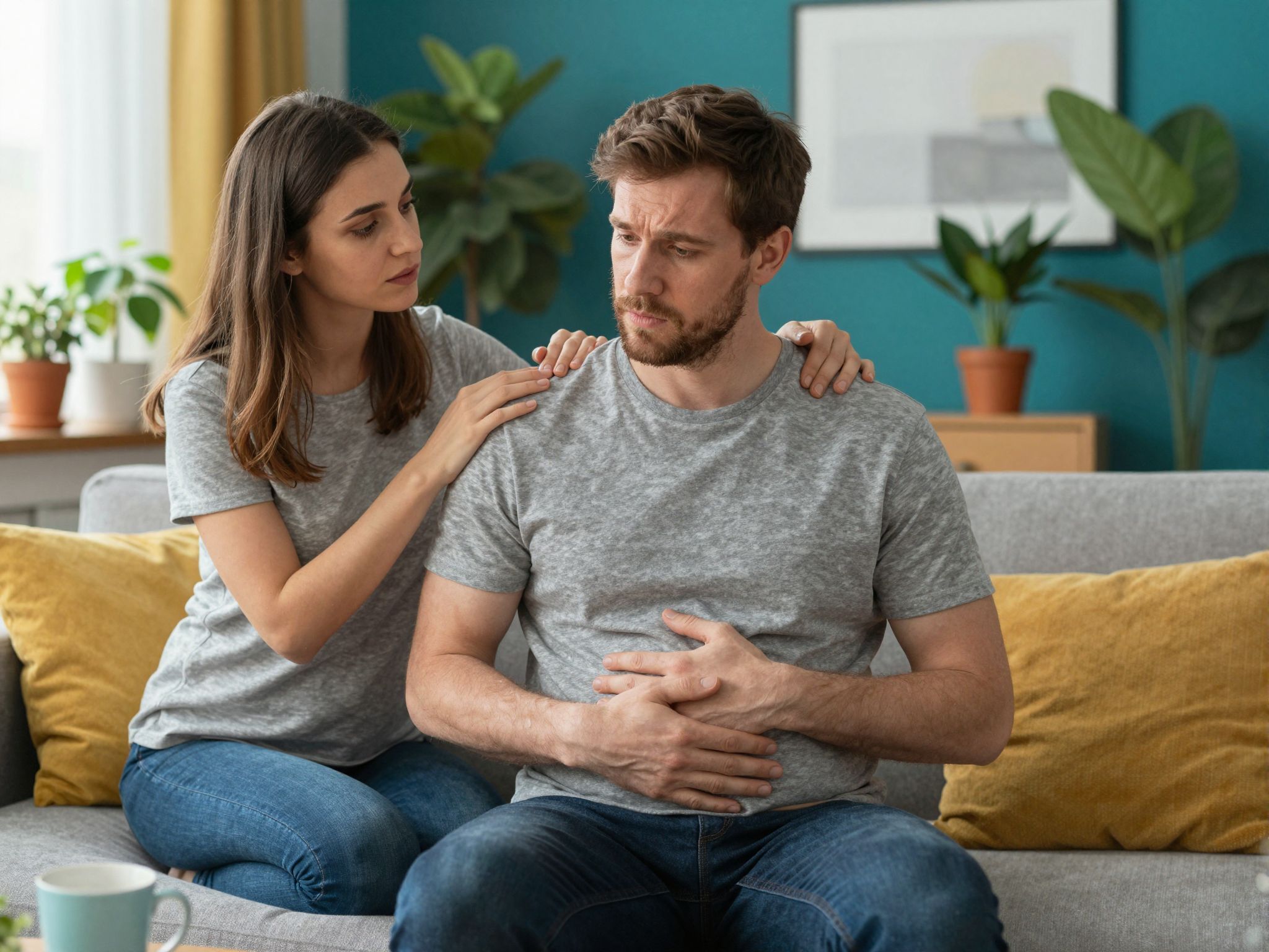 A Couvade-szindróma érzelmi kötődés és stressz következménye.