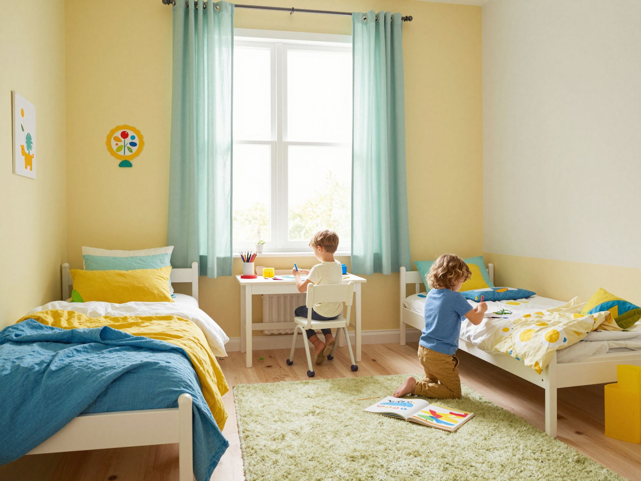 A fények stimulálják a gyermekek kreativitását és hangulatát.