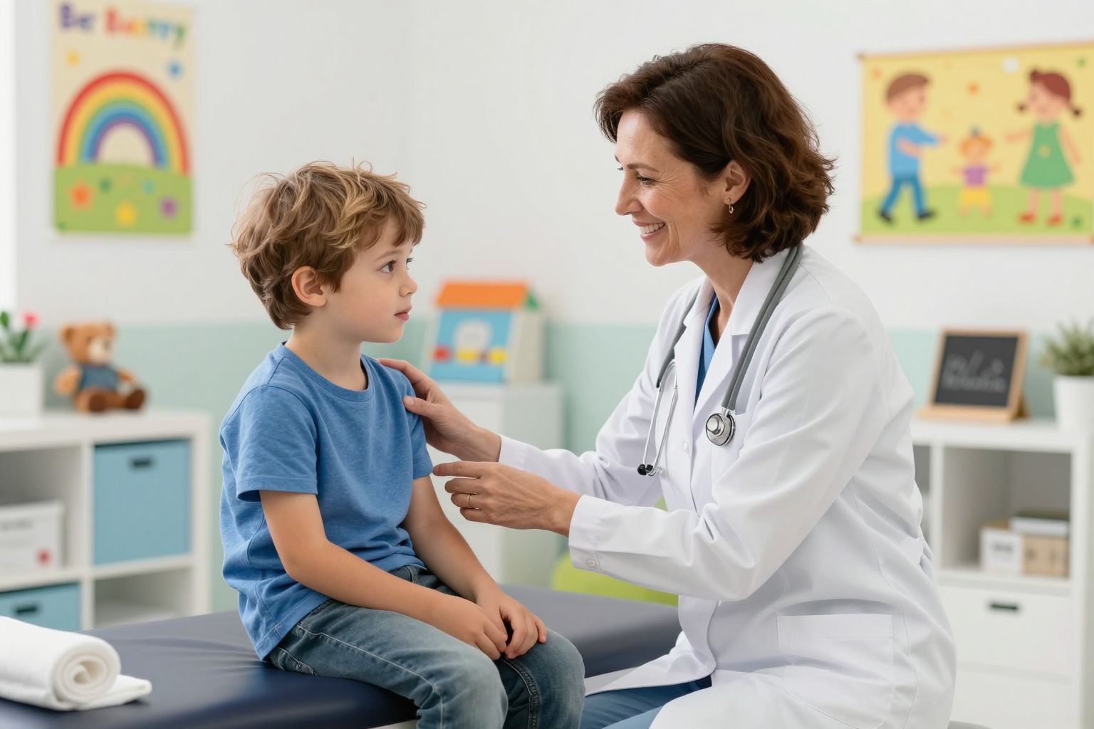 A gyermekorvos alapos vizsgálata segít a gyors diagnózisban.