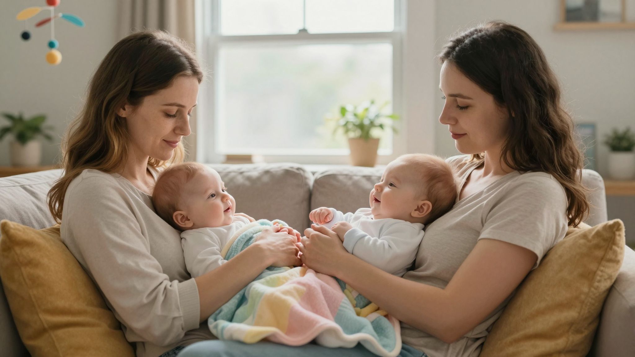 A szülői stressz csökkentése segíthet a baba megnyugtatásában.