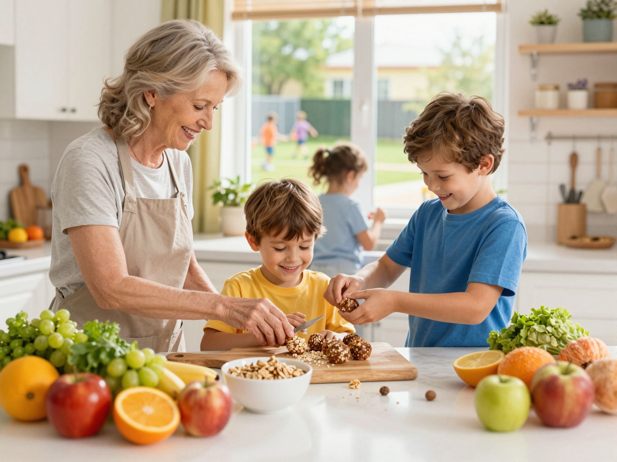 A szülők és nagyszülők egészséges példája kulcsfontosságú.
