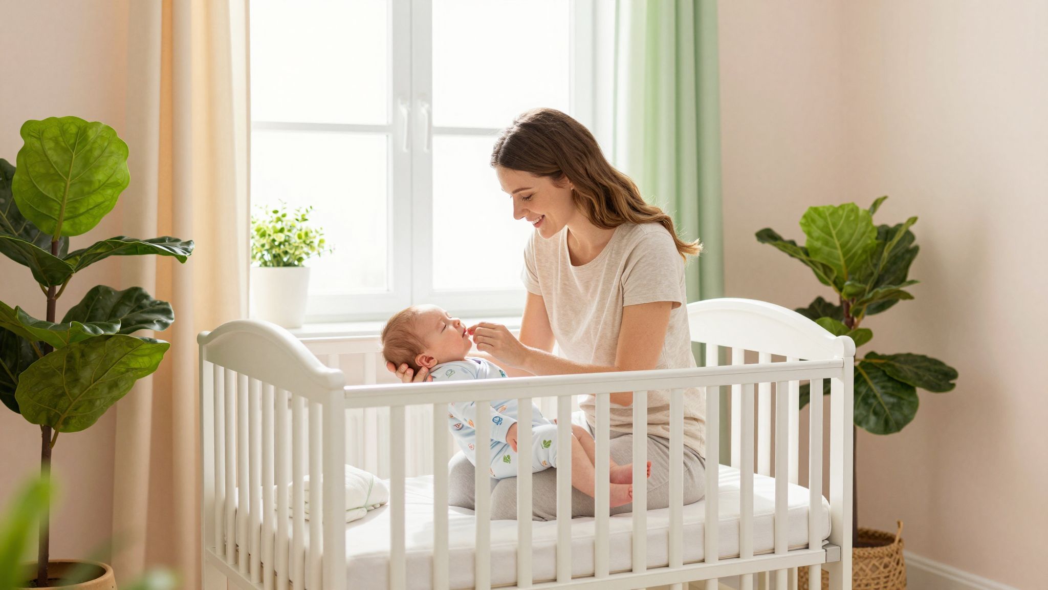 A megfelelő páratartalom segíti a baba bőrének egészségét.