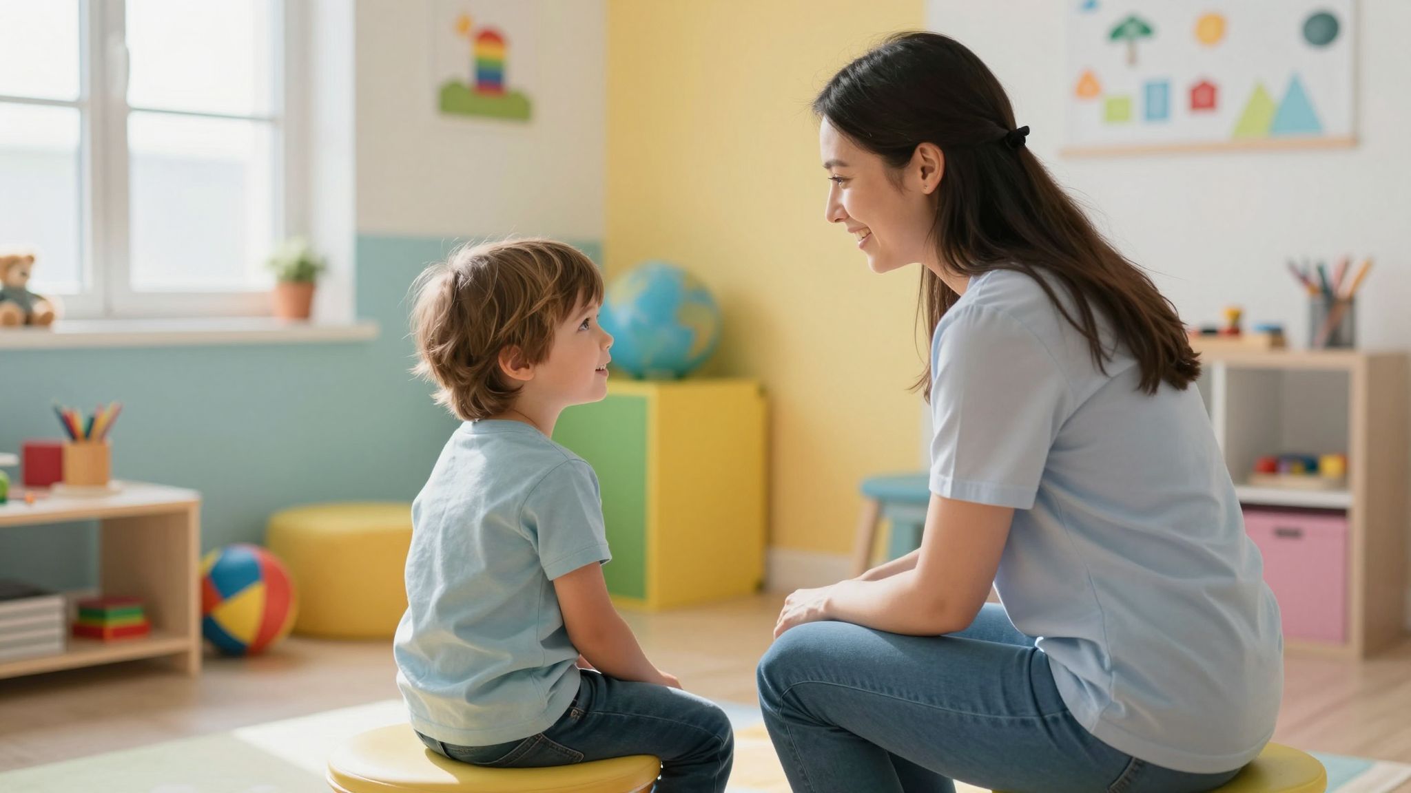 A játékterápia segíti a gyermekek érzelmi kifejezését.