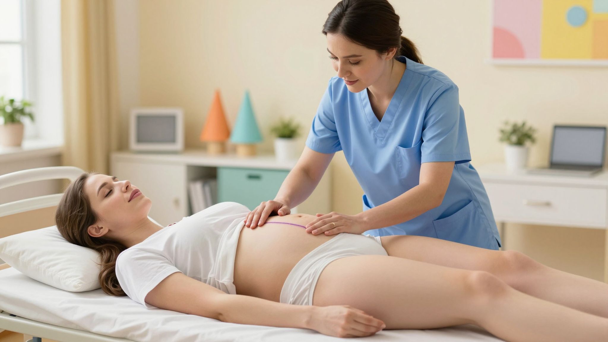 A lila vonal a vajúdás előrehaladását jelzi.