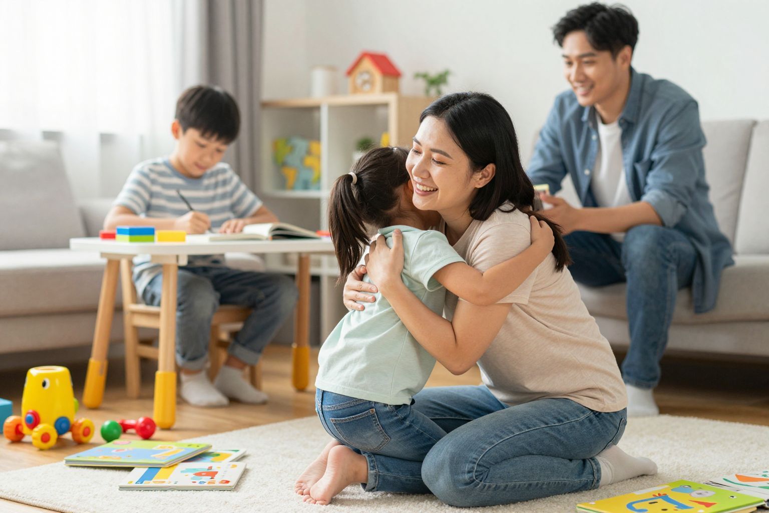 A fejlődés különböző szakaszaiban eltérő megerősítések szükségesek.