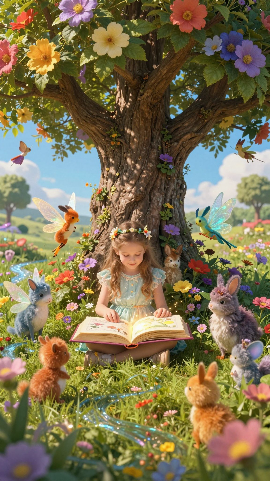 A mesék segítenek a gyermekek fantáziájának fejlődésében.