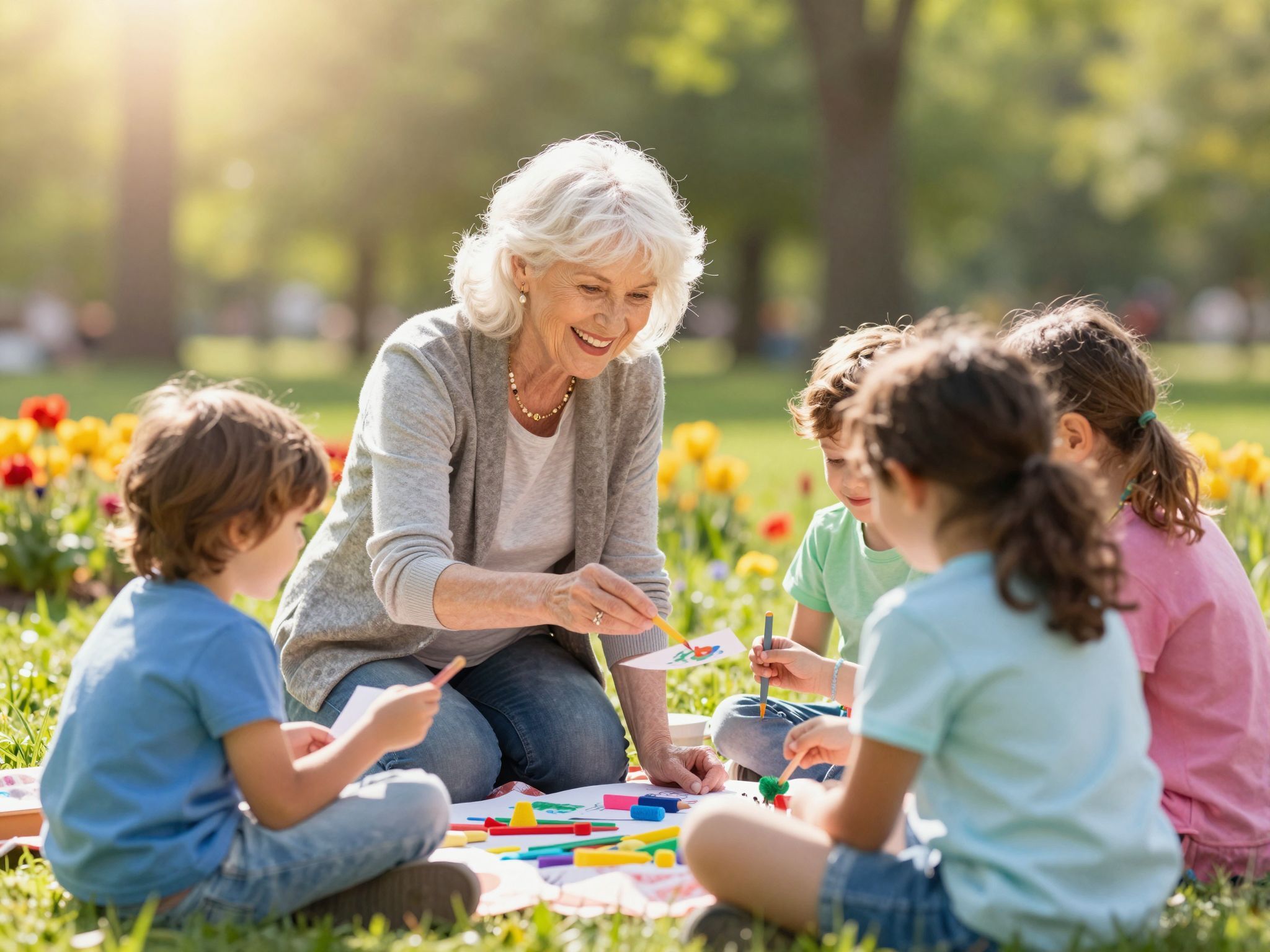 A nagymama a tapasztalatok megosztásának kulcsszereplője.