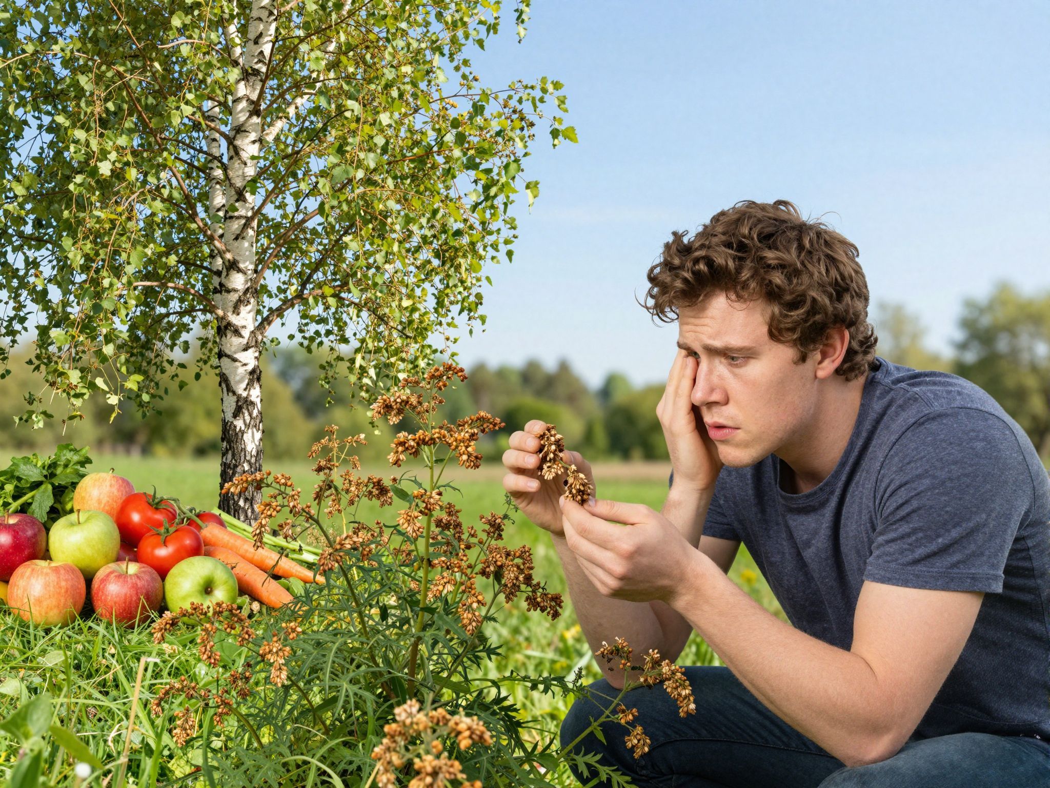 A parlagfű pollenje és a nyírfa allergénje eltérő.
