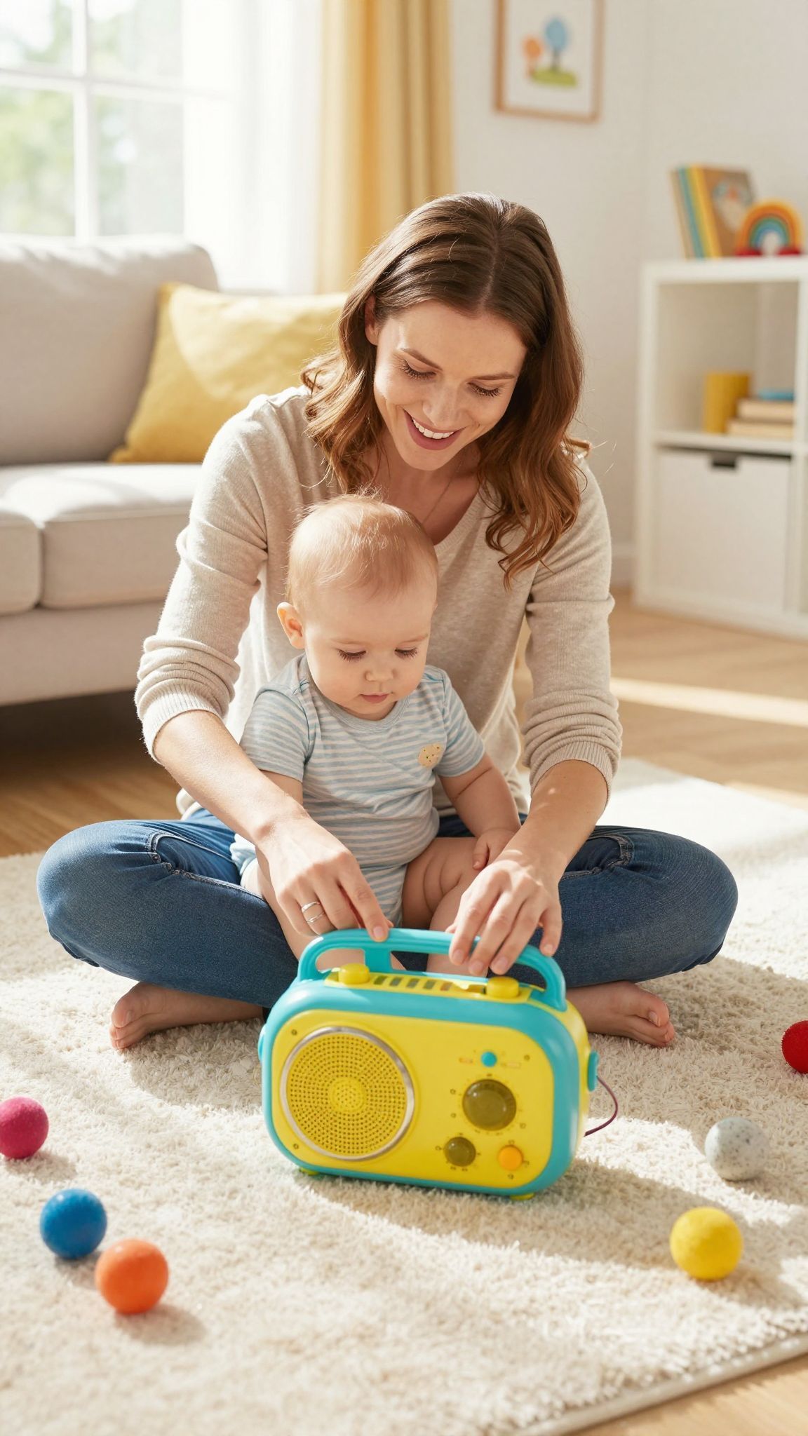 A rádió hallgatása serkenti a gyermekek nyelvi fejlődését.