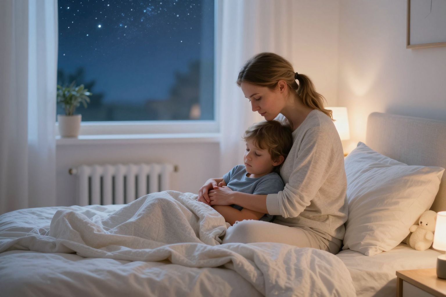 A rémálmok után a testi megnyugtatás segíthet.