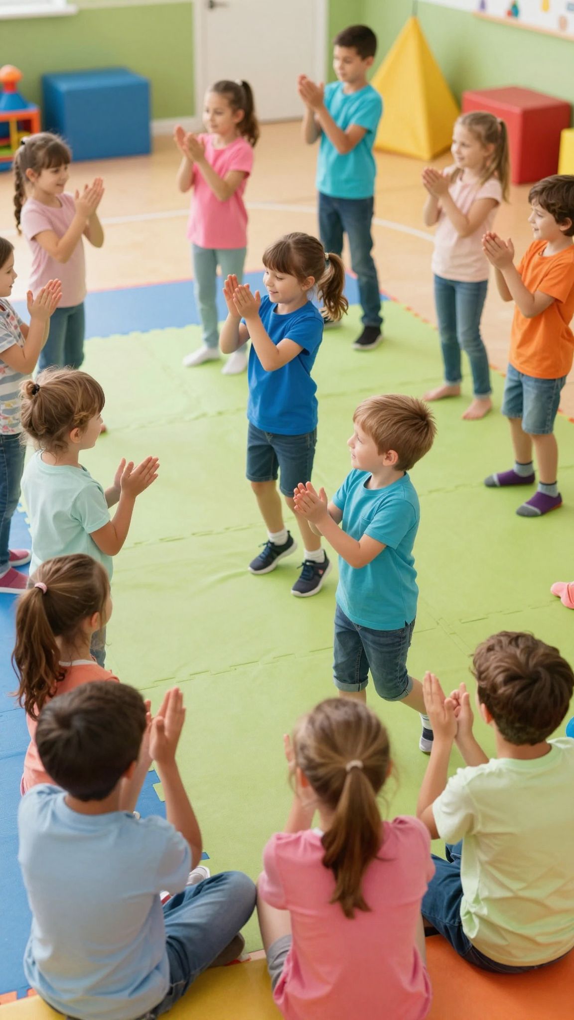 A ritmikus mozgások segítik a motoros fejlődést gyermekeknél.