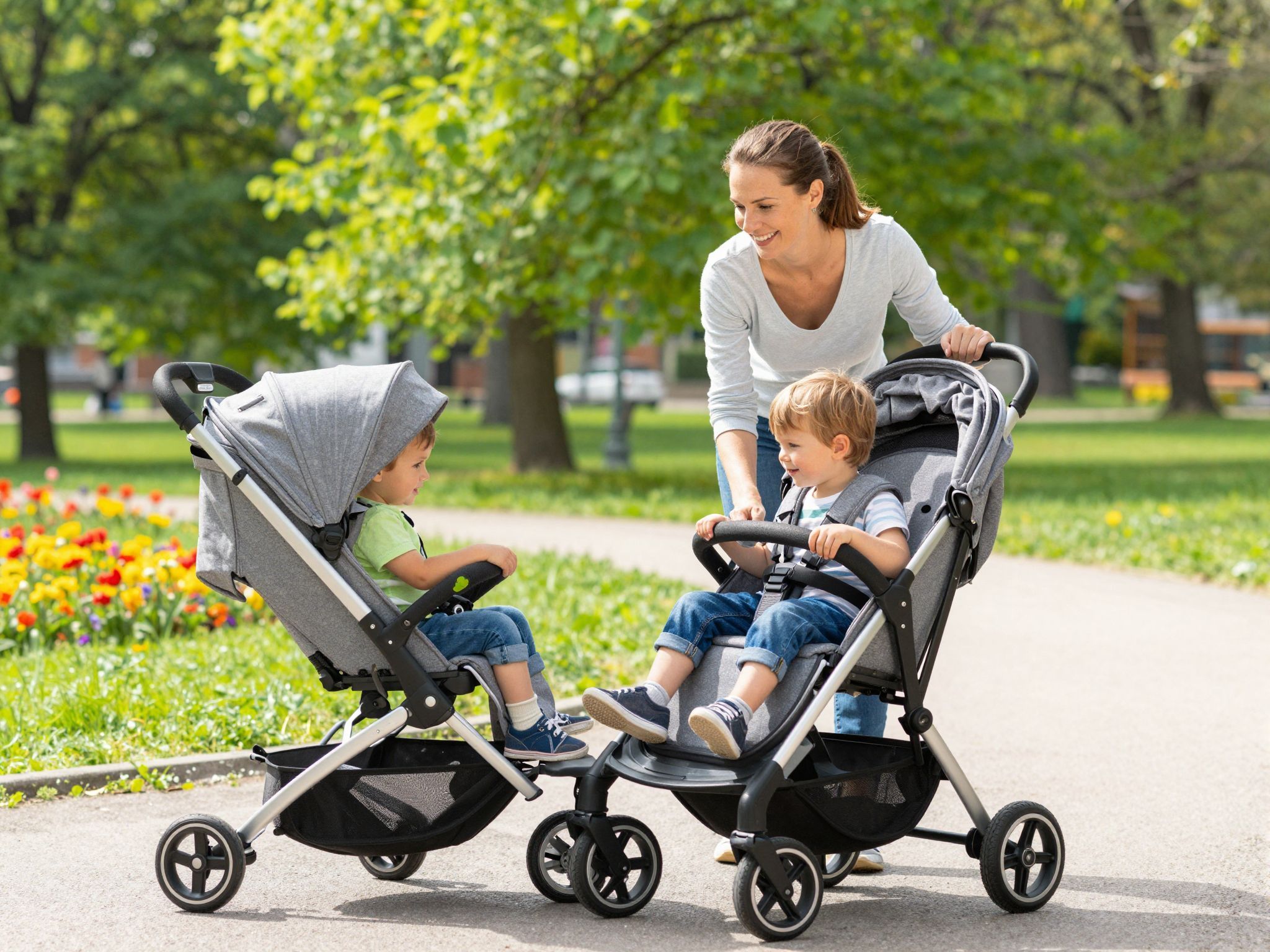 A rugózási rendszerek a baba komfortját és biztonságát szolgálják.