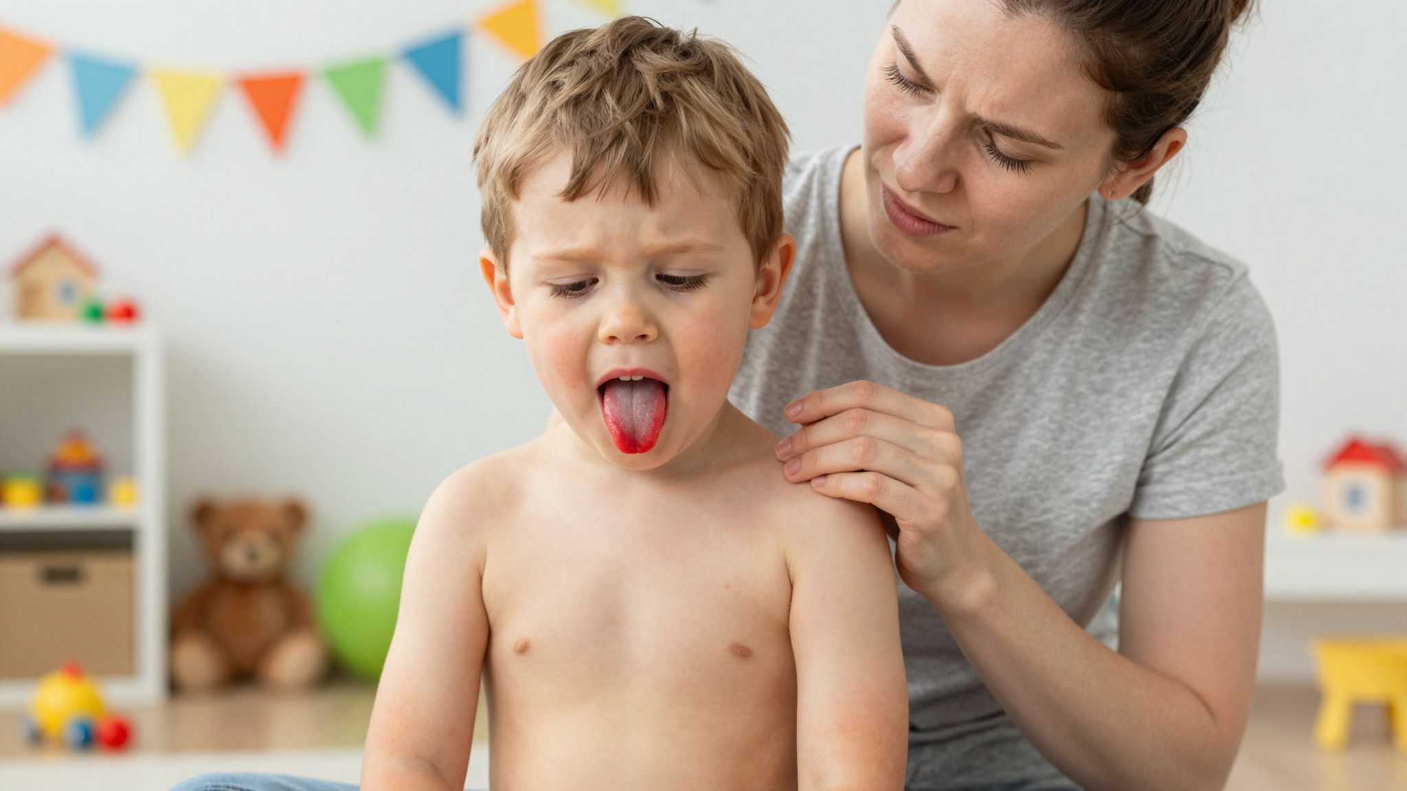 A skarlát lappangási ideje 1-7 napig terjedhet.