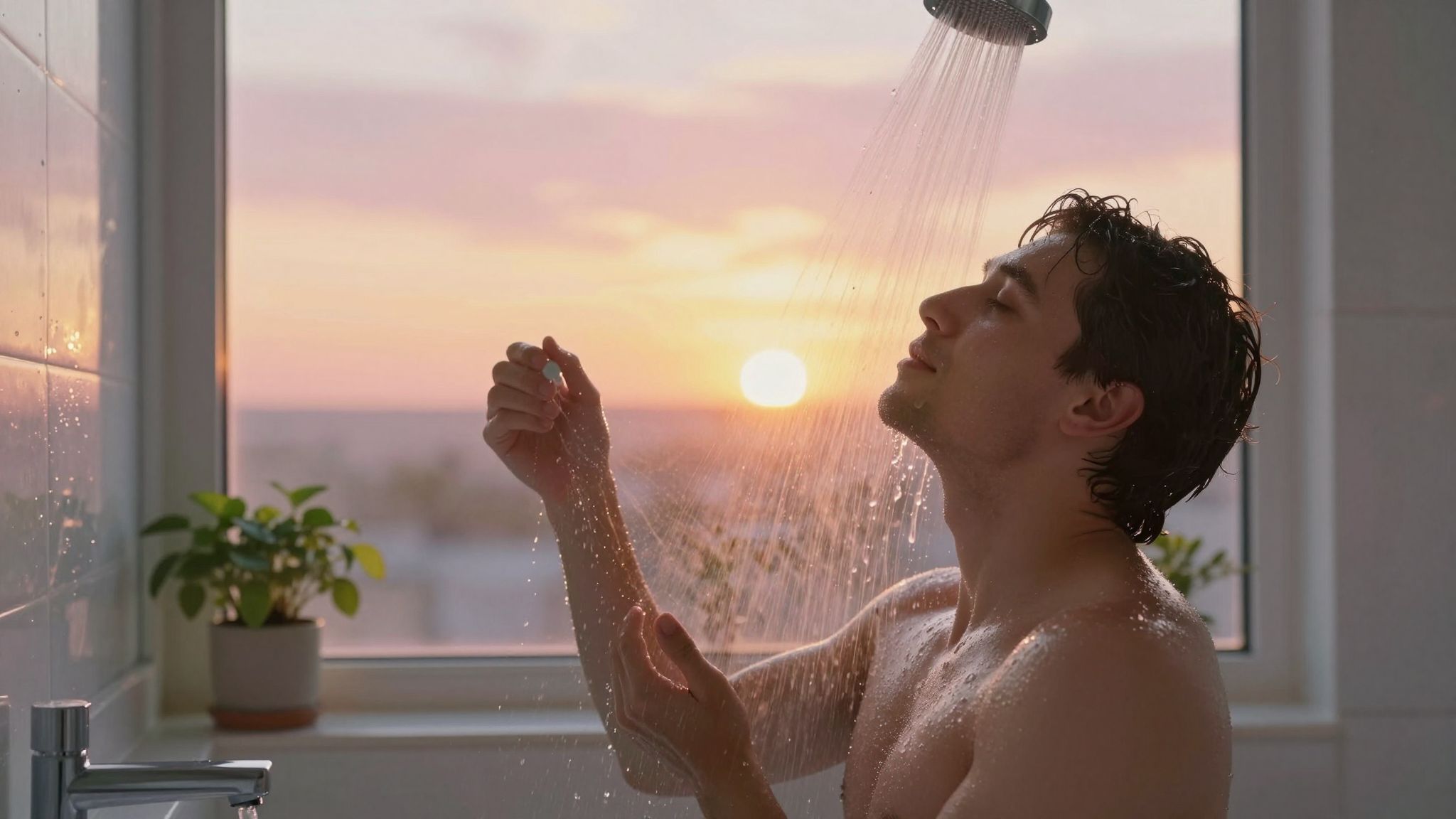 A zuhanyzás segít a stressz csökkentésében és a relaxációban.