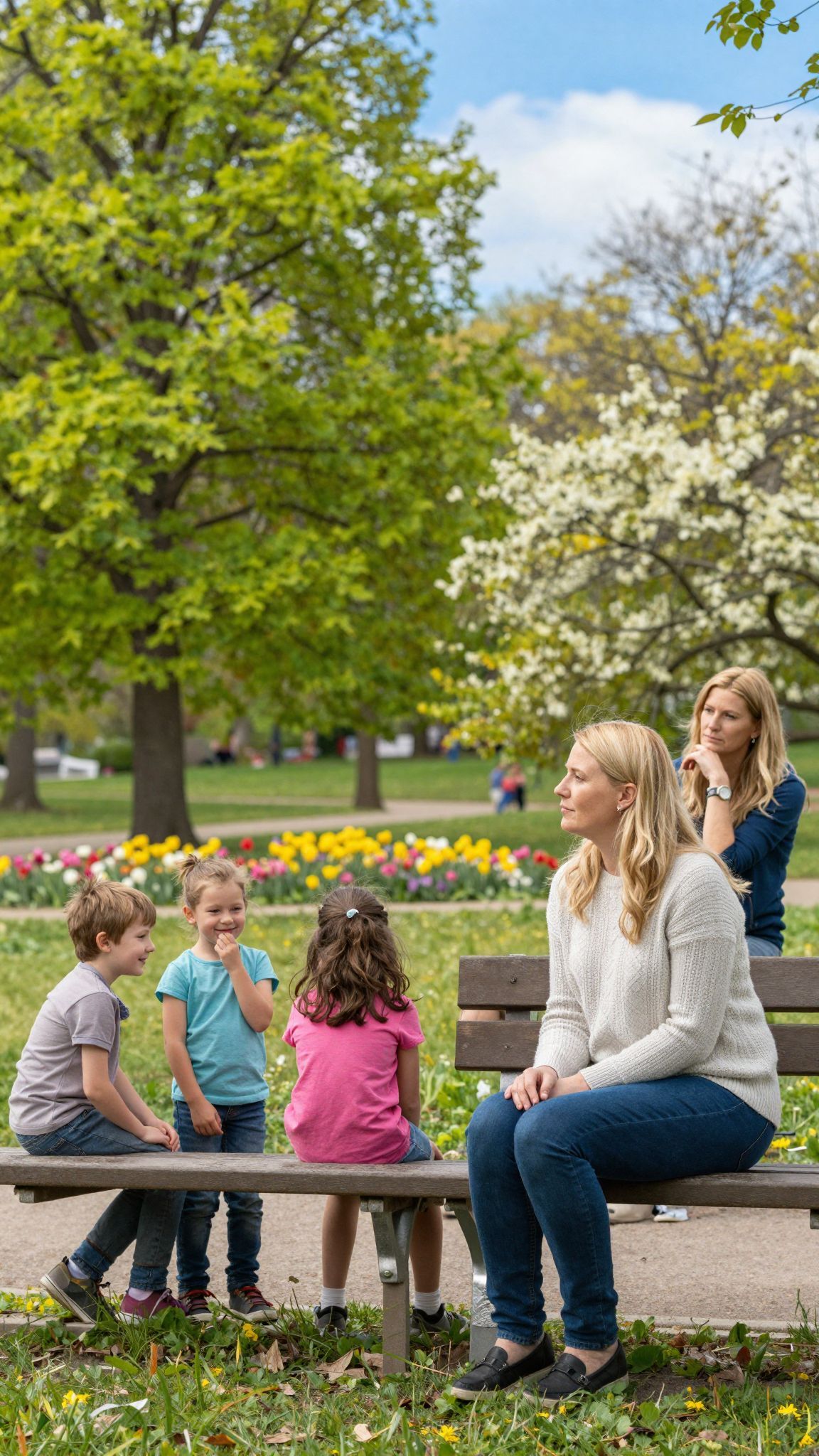 Az édesanya néha irigyelheti a szabad életmódot.