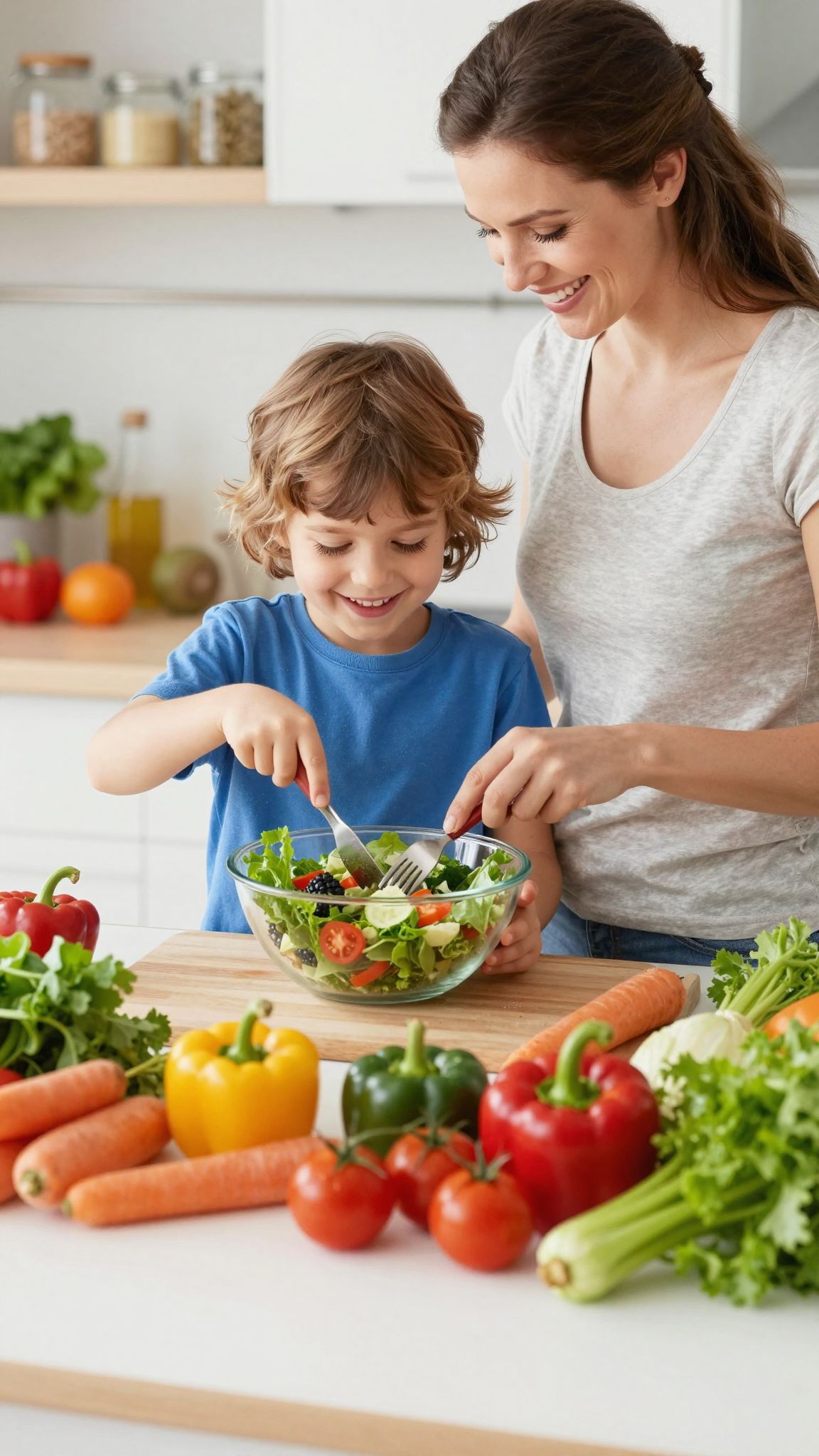 A konyha kreatív terepével formálhatjuk gyermekeink étkezési szokásait.