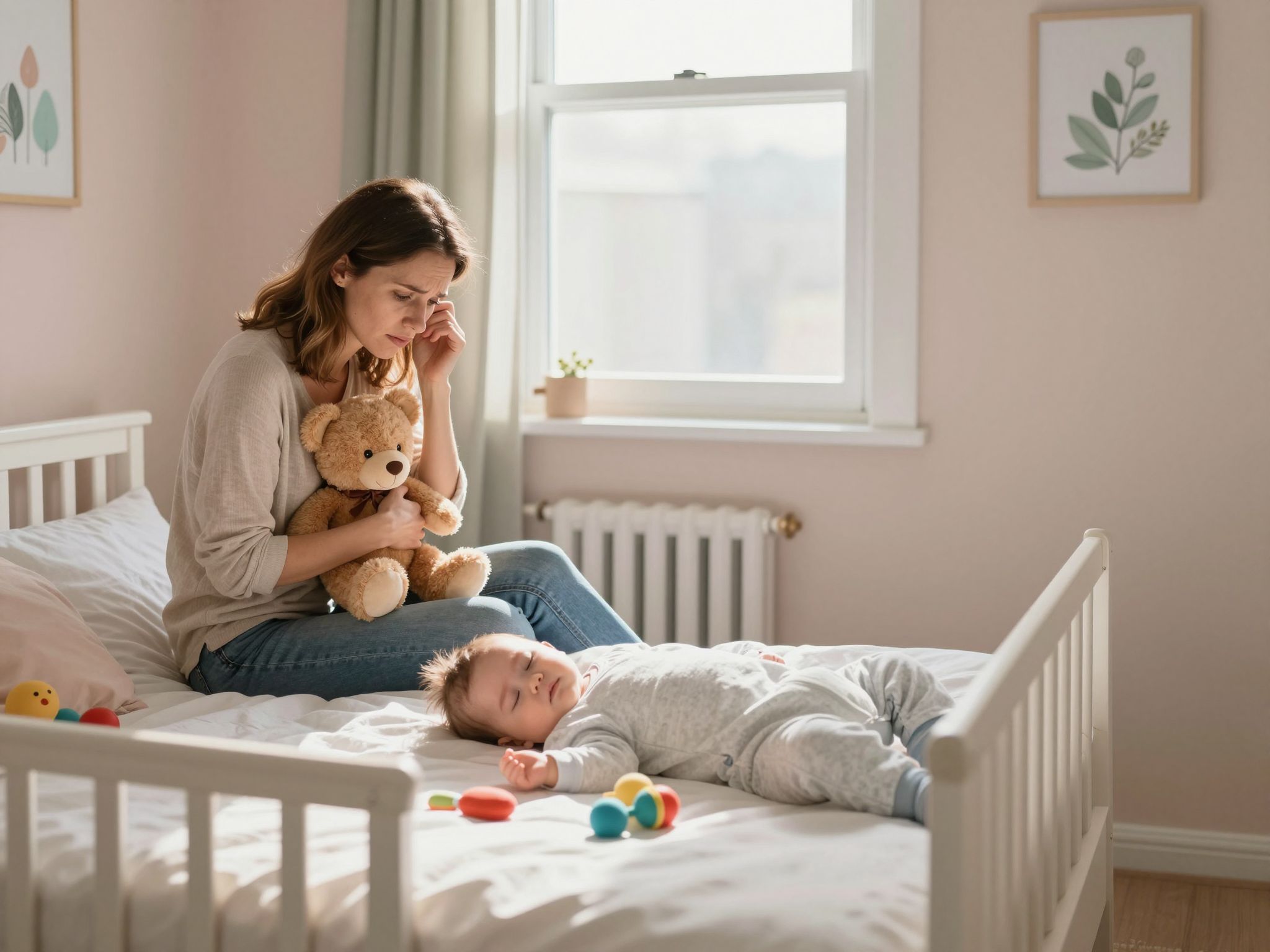 A szülői szorongás ronthatja a baba alvásminőségét.