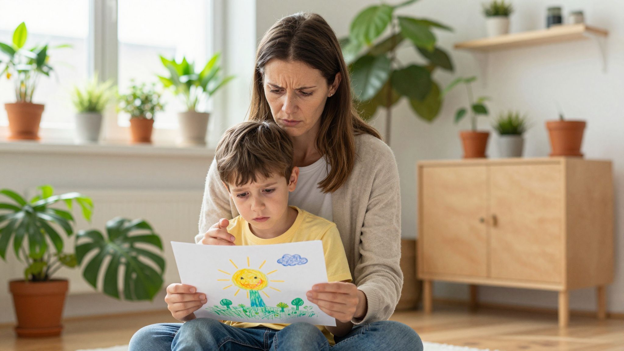 A szülői hitelesség kulcs a gyermekklímaszorongás kezelésében.