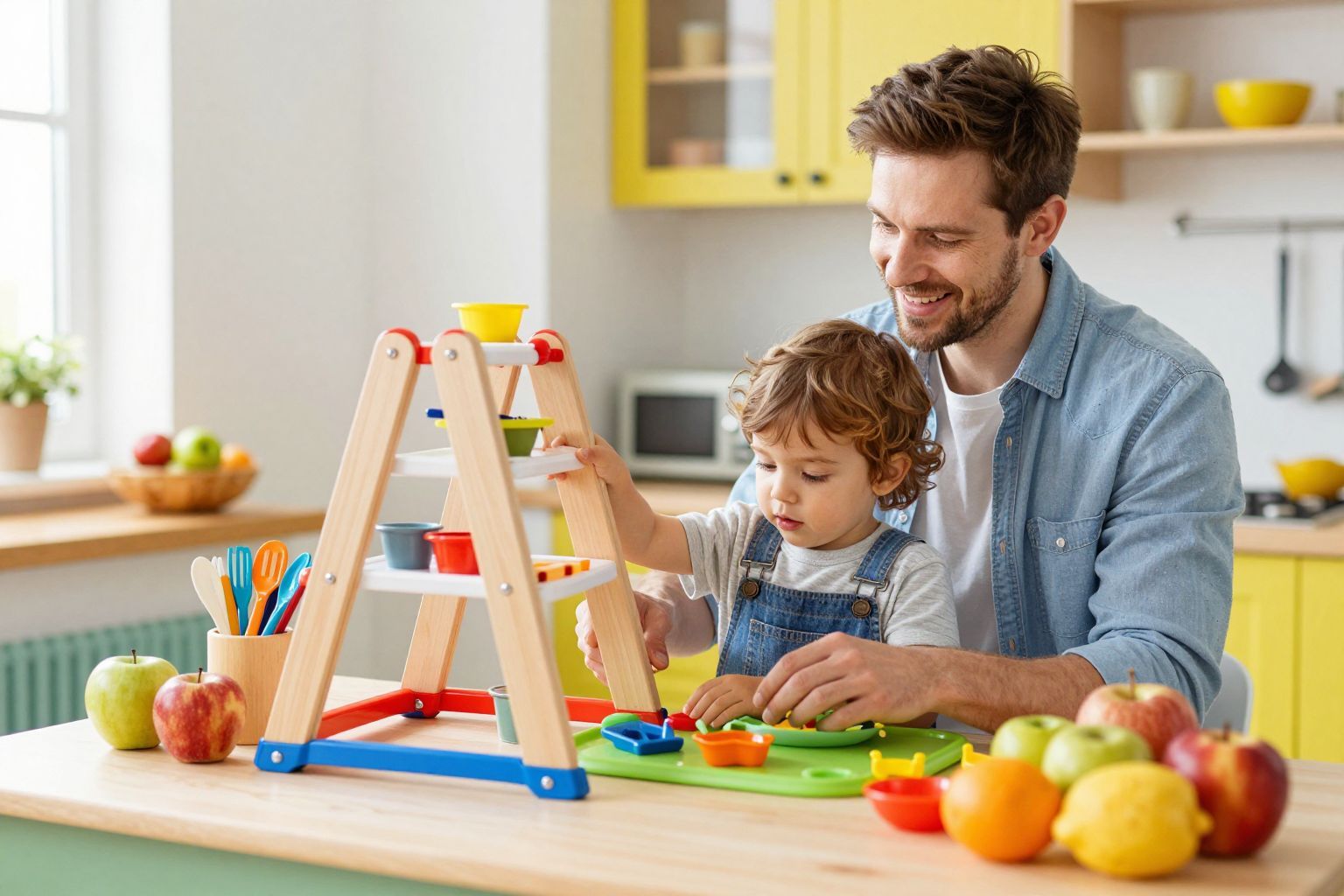 A szülők aktív támogatói a gyermekek felfedezésének.